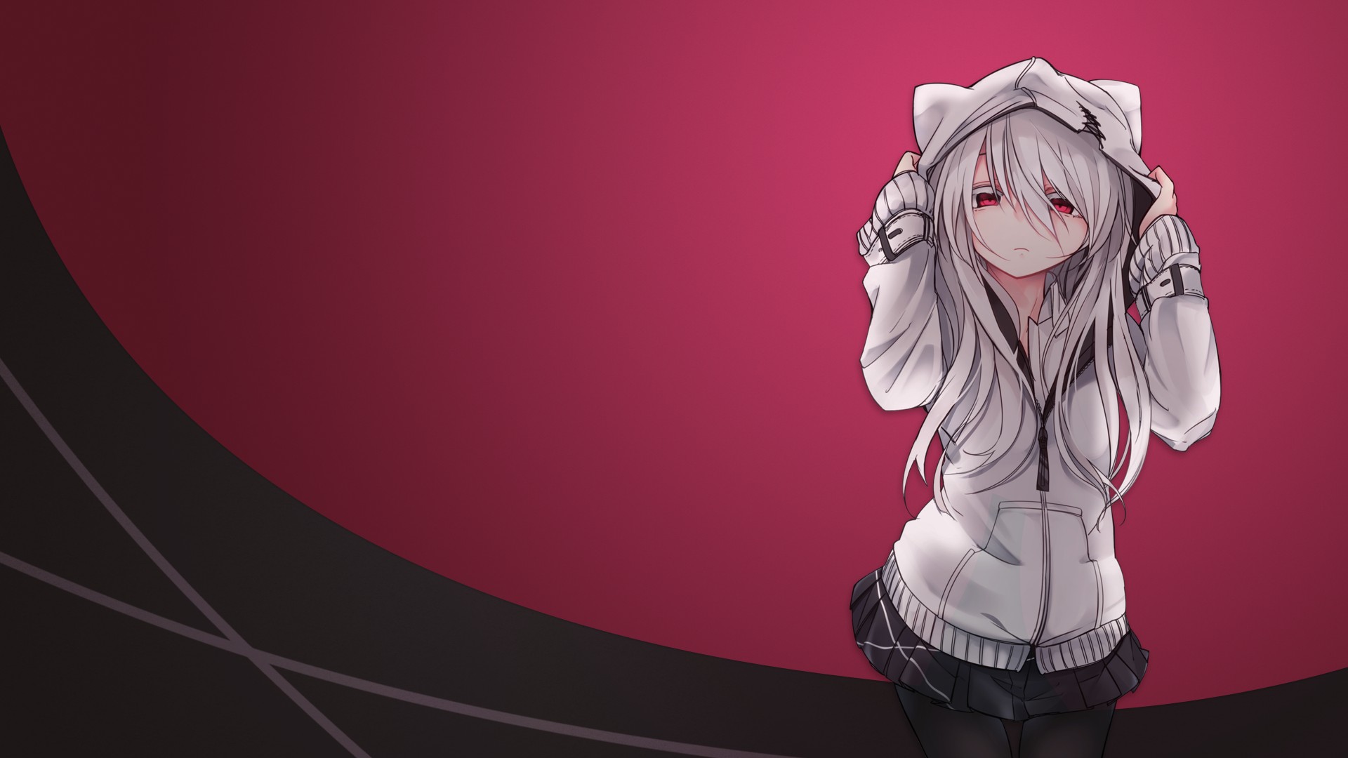 White Hair Girl Wallpapers