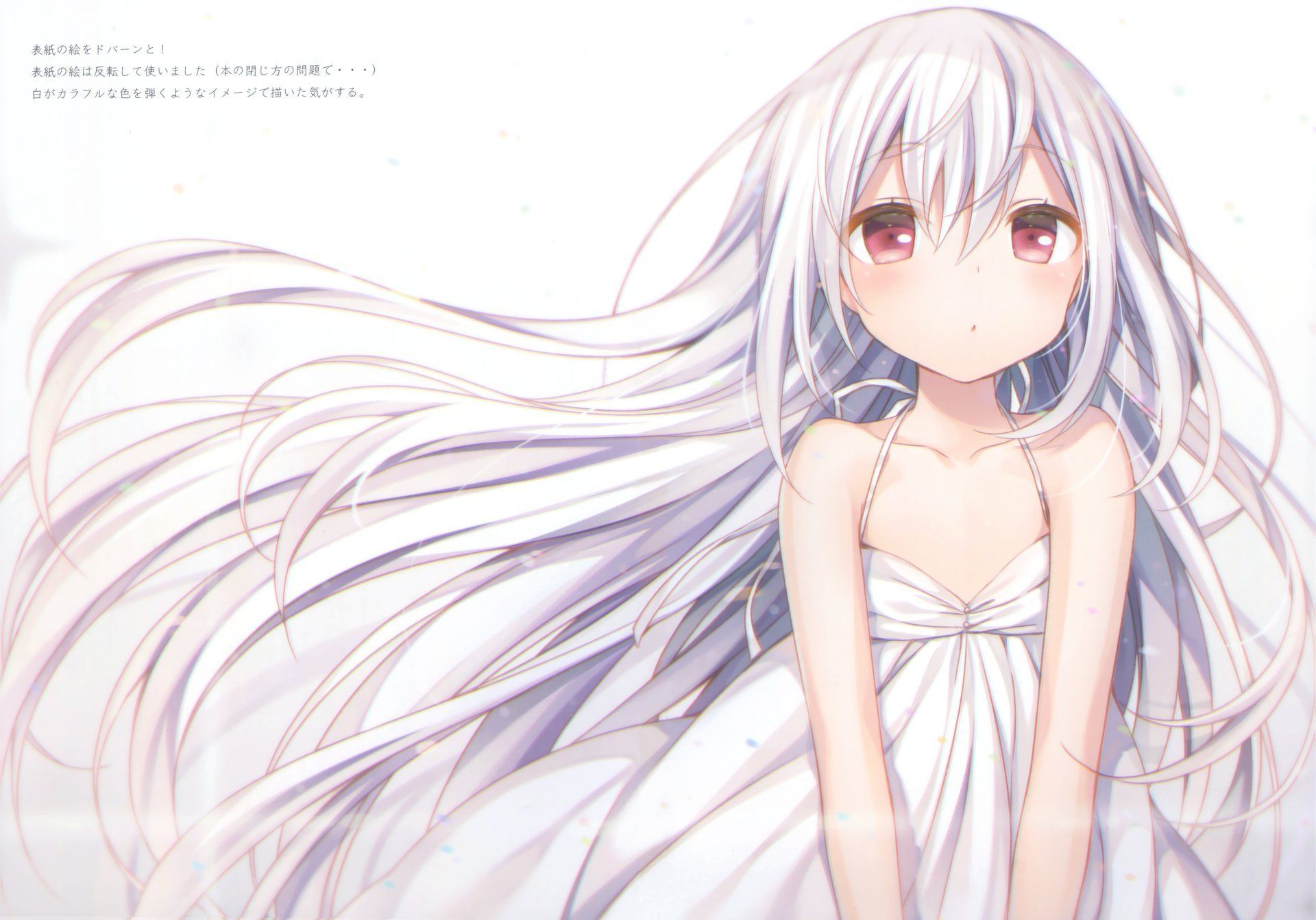 White Hair Girl Wallpapers