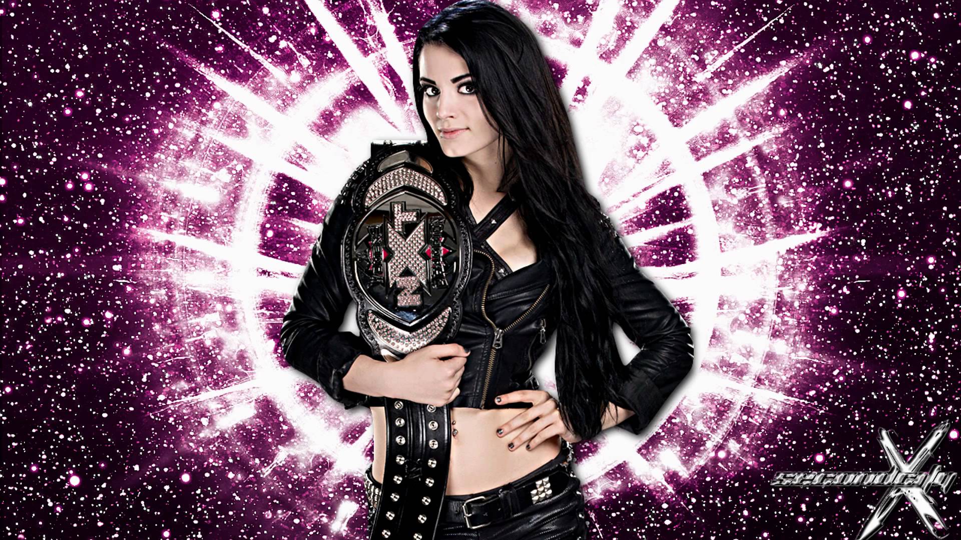 WWE Diva Paige Retro Colors Wallpapers