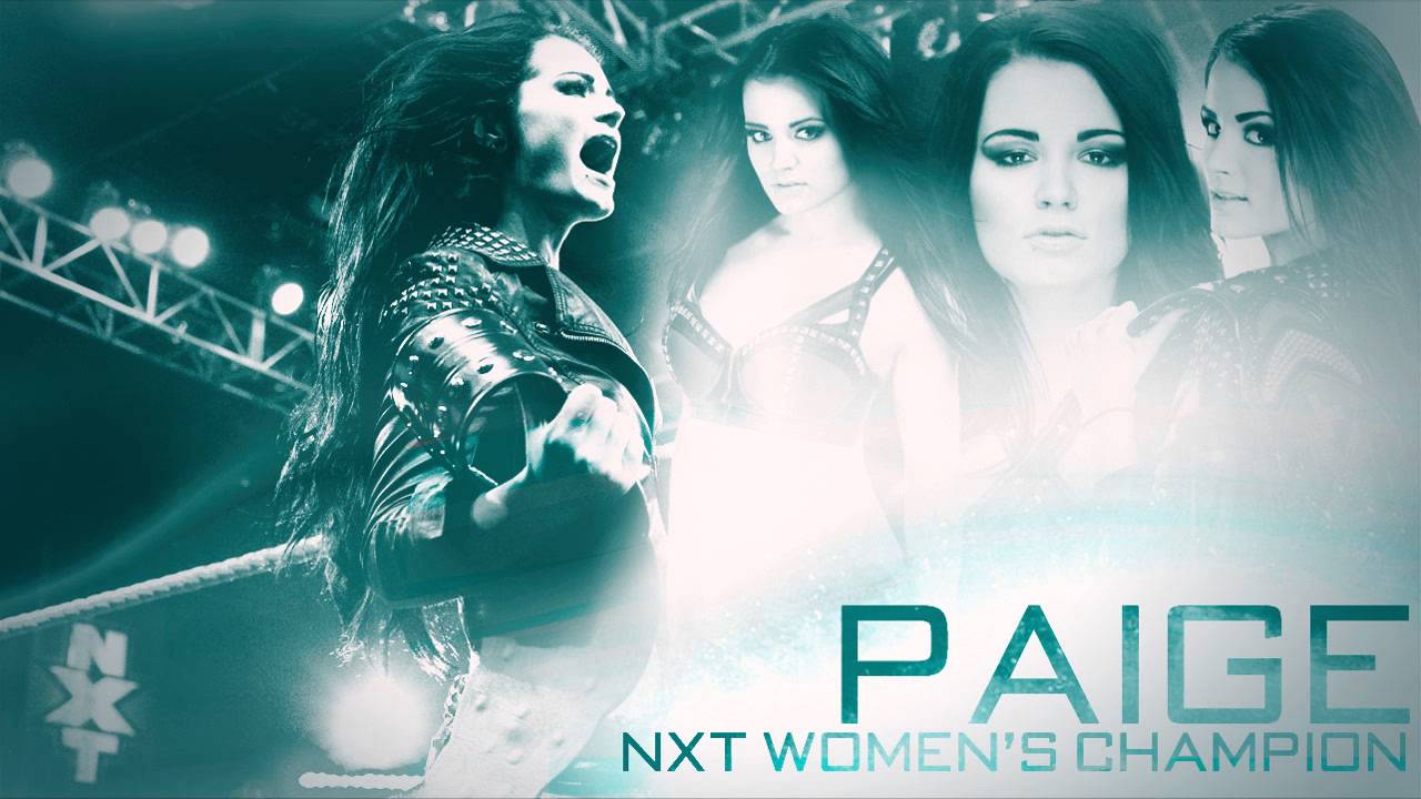 WWE Diva Paige Retro Colors Wallpapers