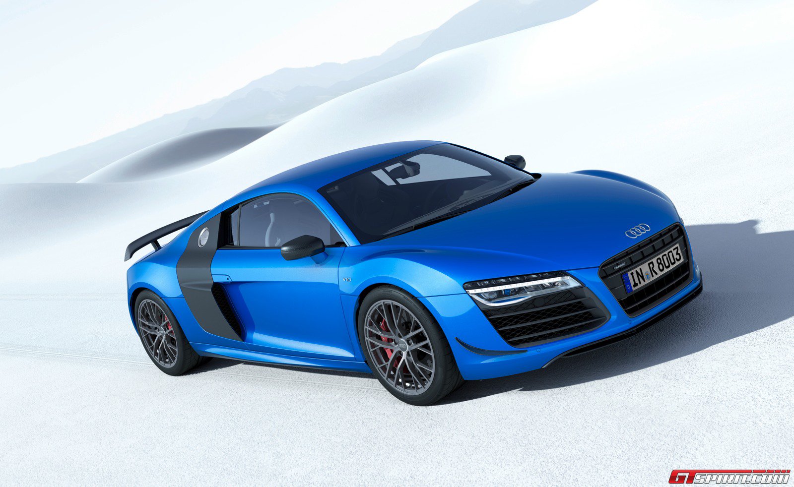 Audi R8 Matte Blue Wallpapers