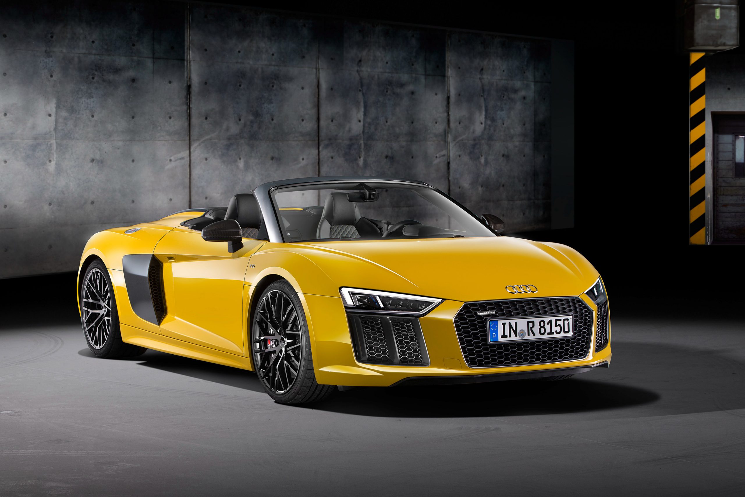 Audi R8 Spyder V10 Plus 2017 Wallpapers