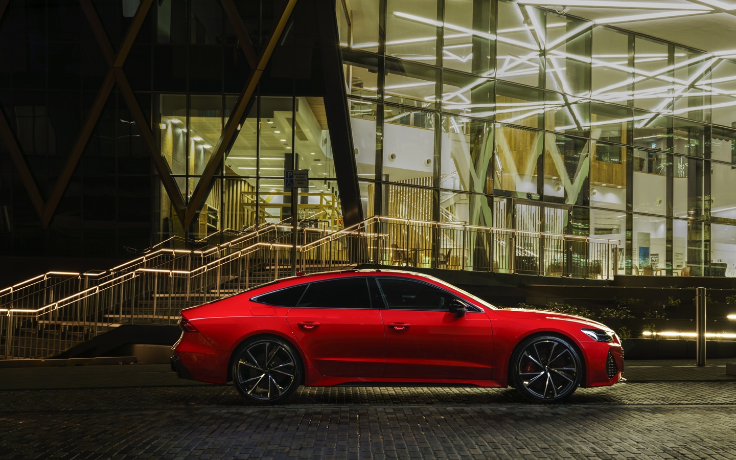 Audi Red Colour Wallpapers