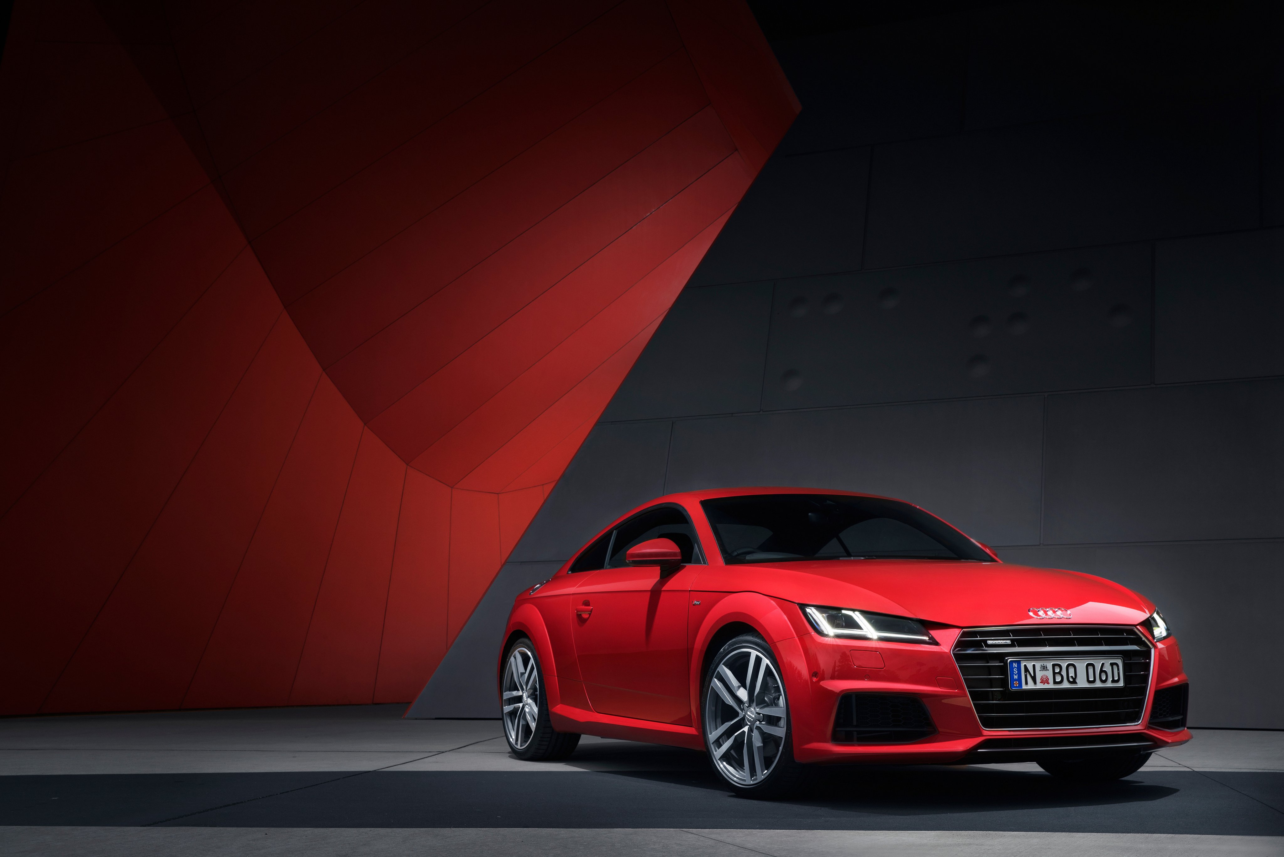 Audi Red Colour Wallpapers