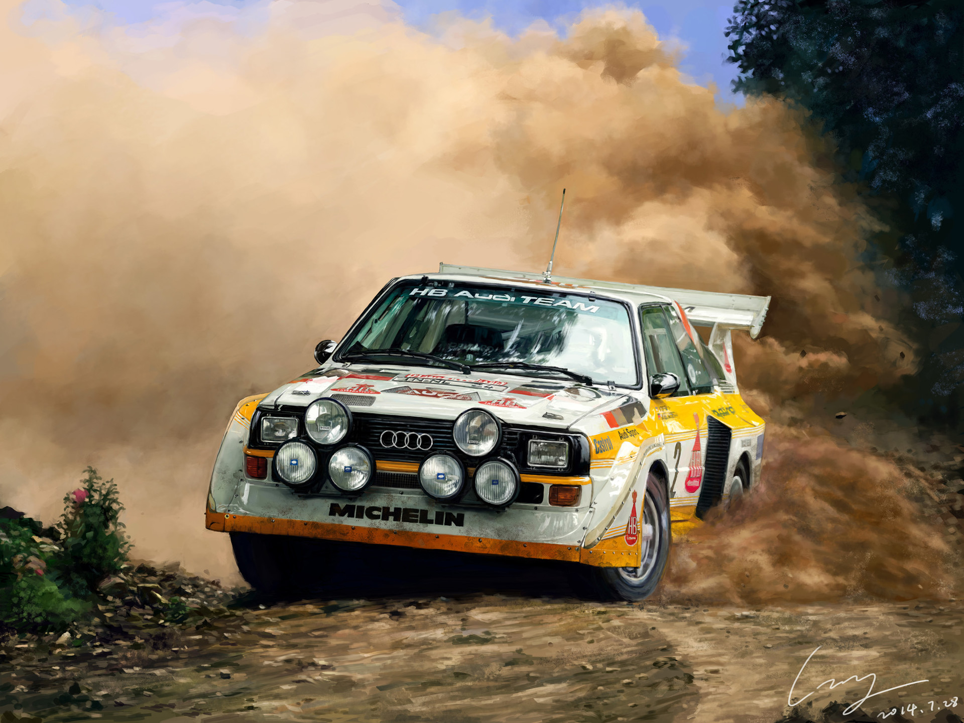 Audi Sport Quattro S1 Wallpapers