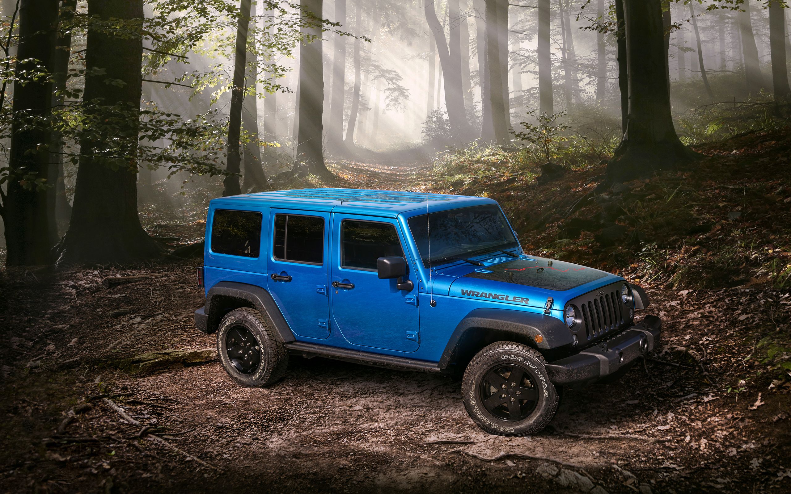 Blue Jeep Wrangler Rubicon Wallpapers