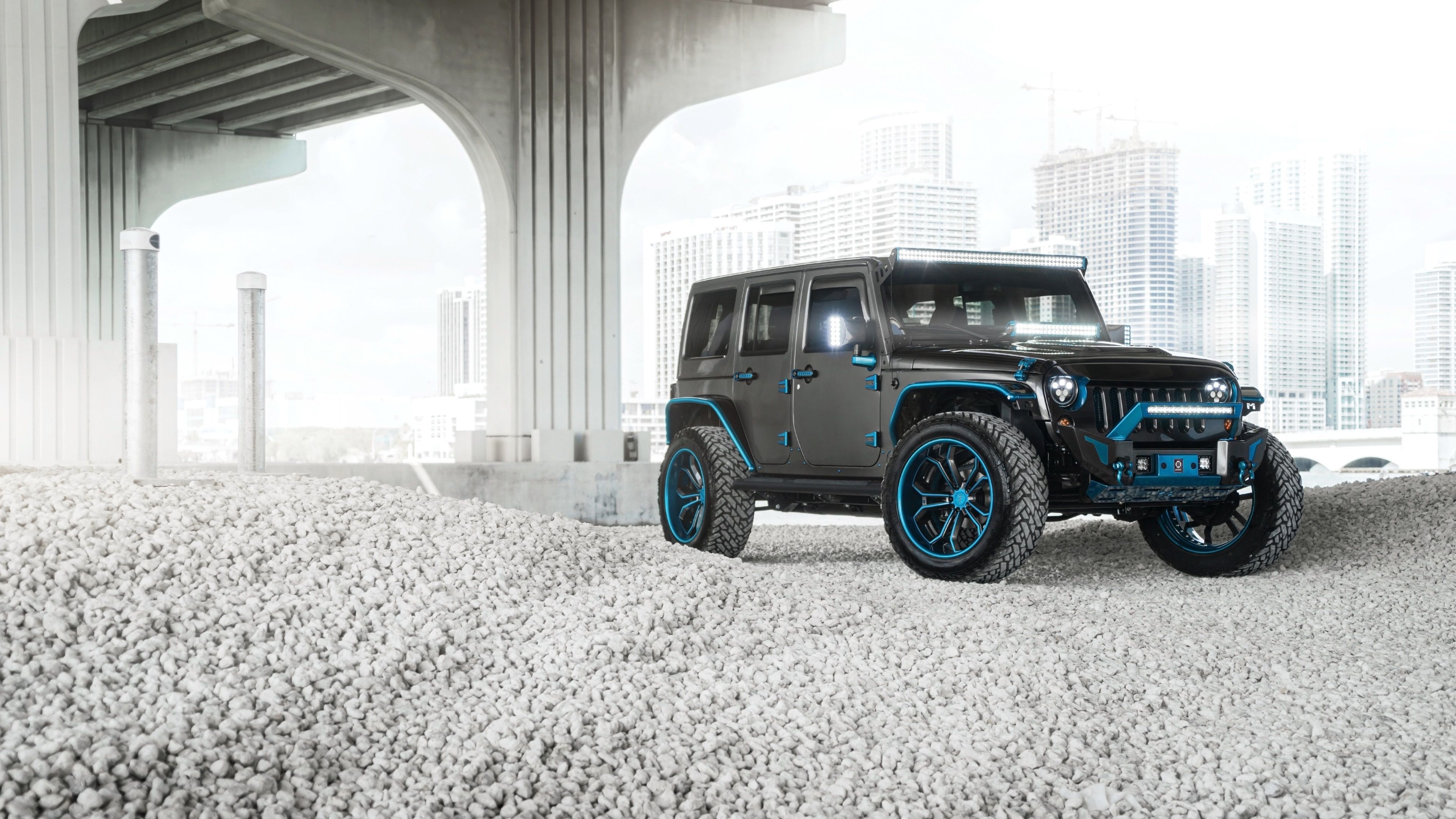 Blue Jeep Wrangler Rubicon Wallpapers