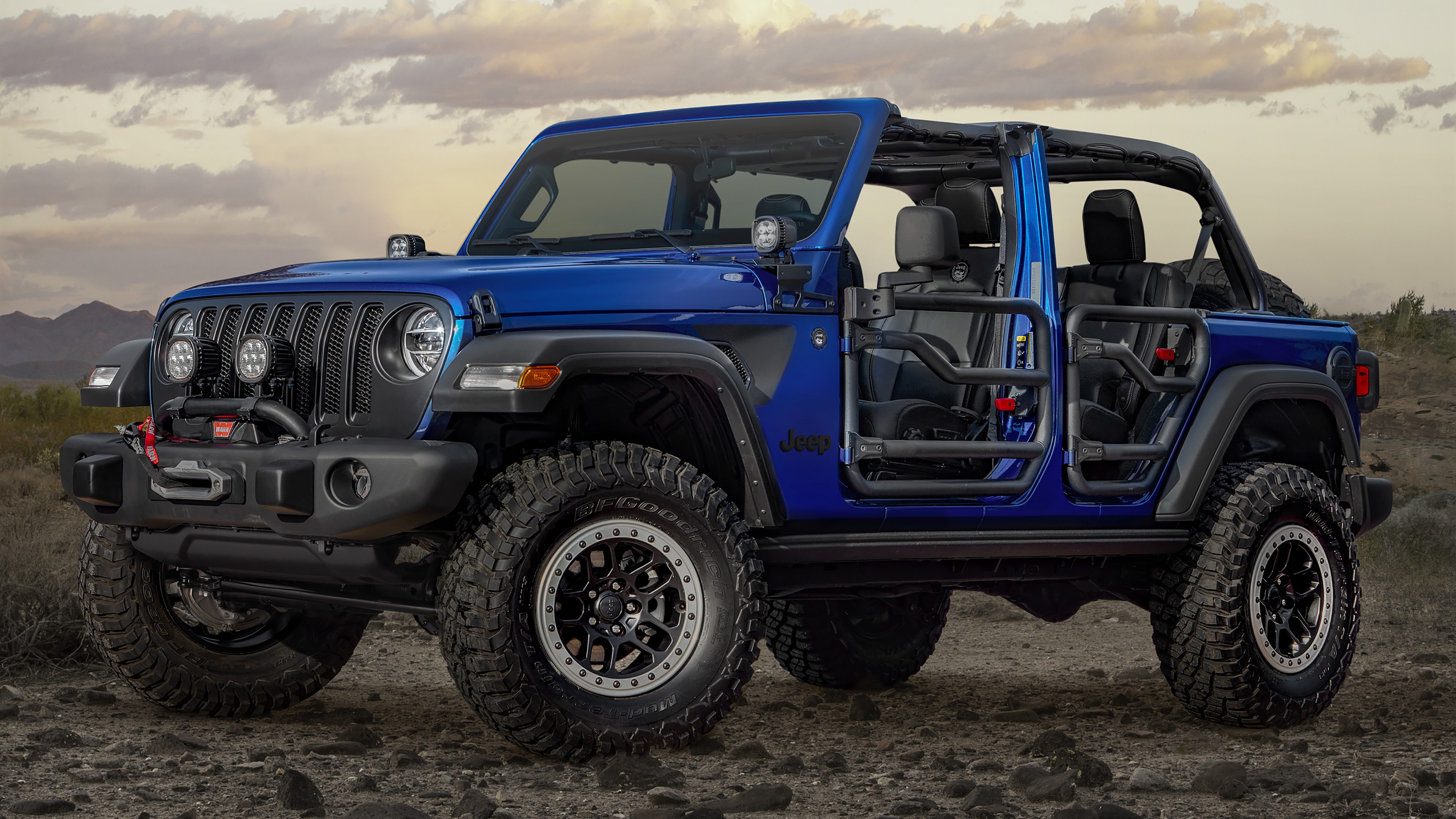 Blue Jeep Wrangler Rubicon Wallpapers