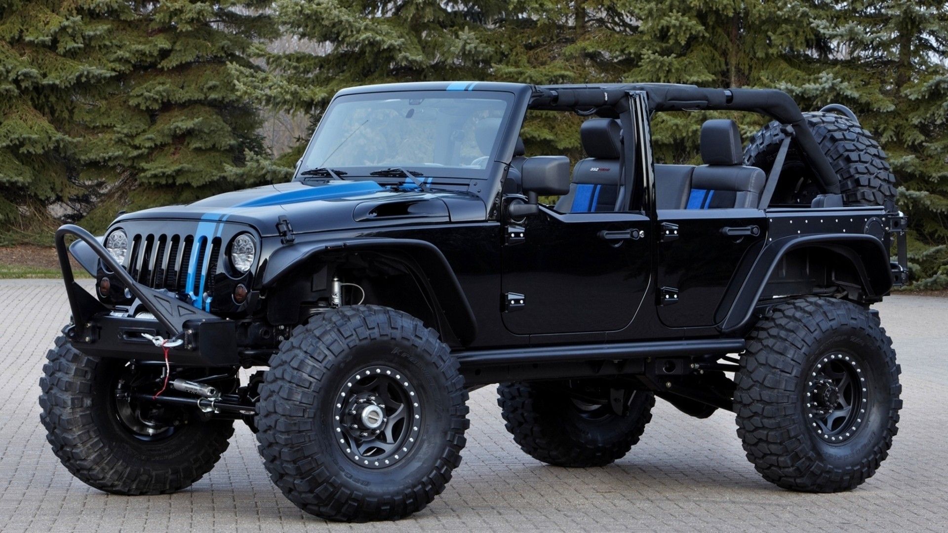 Blue Jeep Wrangler Rubicon Wallpapers