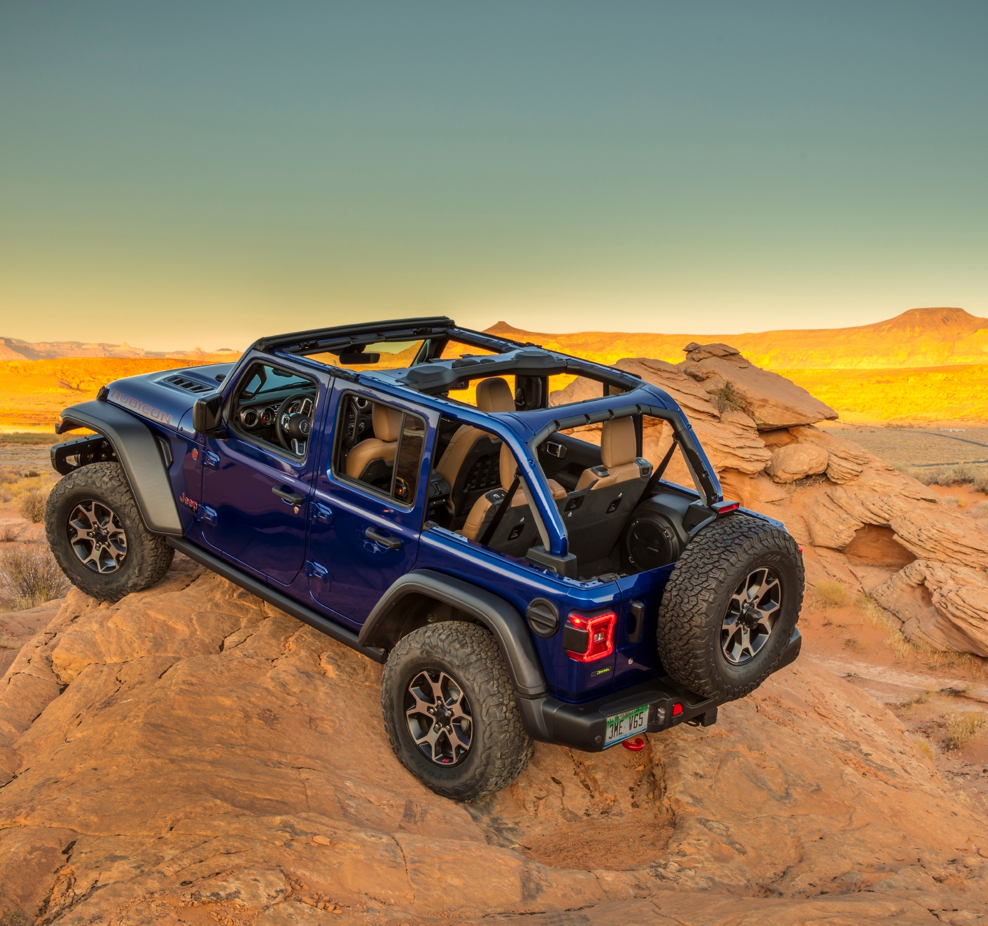 Blue Jeep Wrangler Rubicon Wallpapers