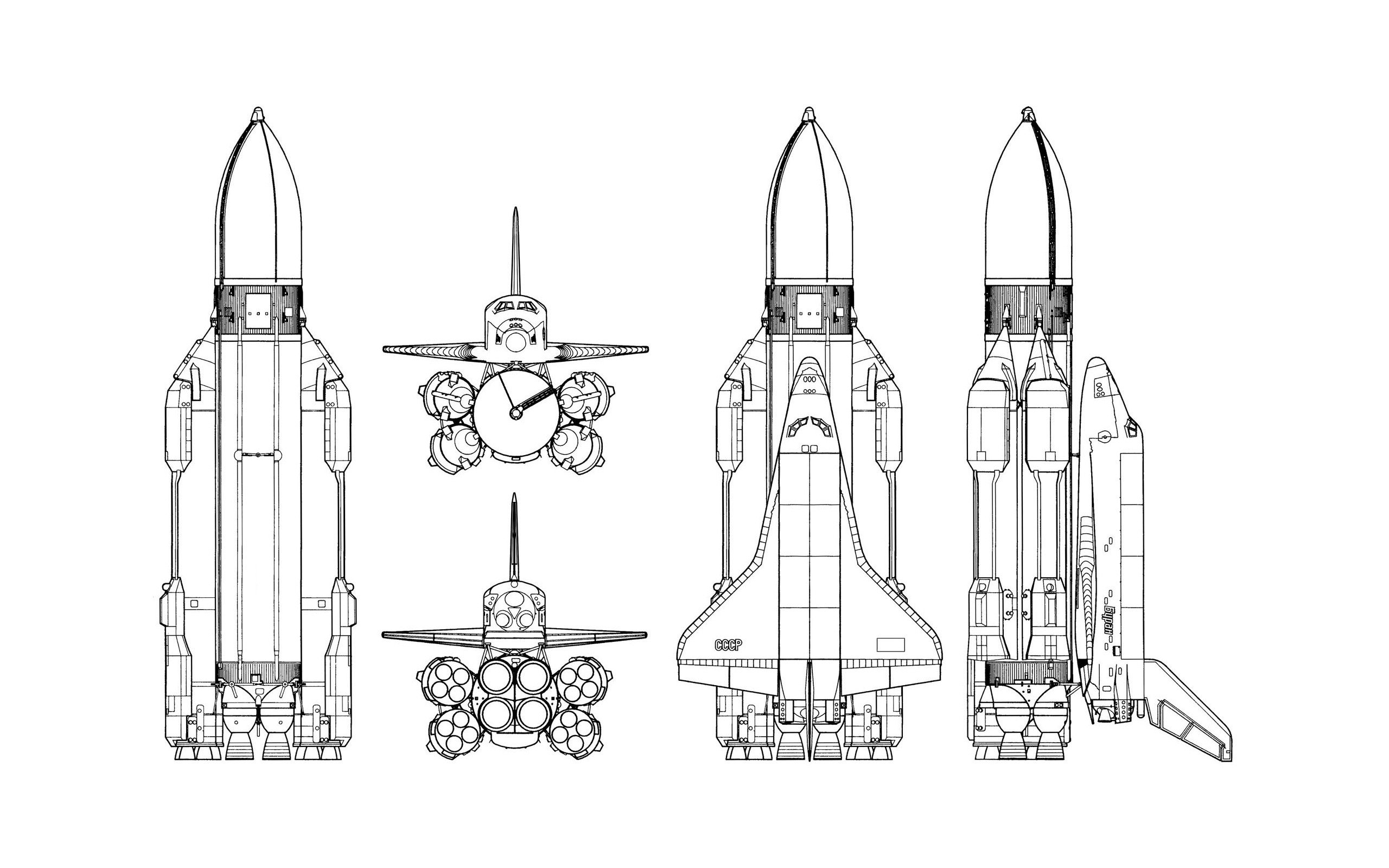 Buran Soviet Shuttle Wallpapers