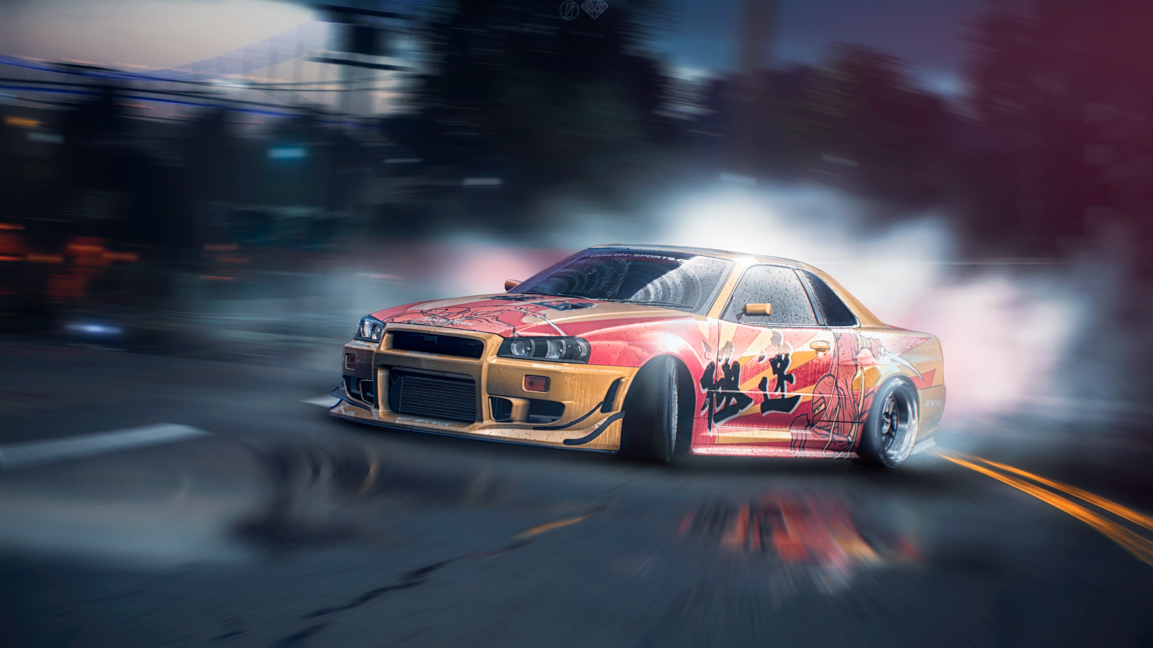 Car Drifting 4K Desktop Wallpapers