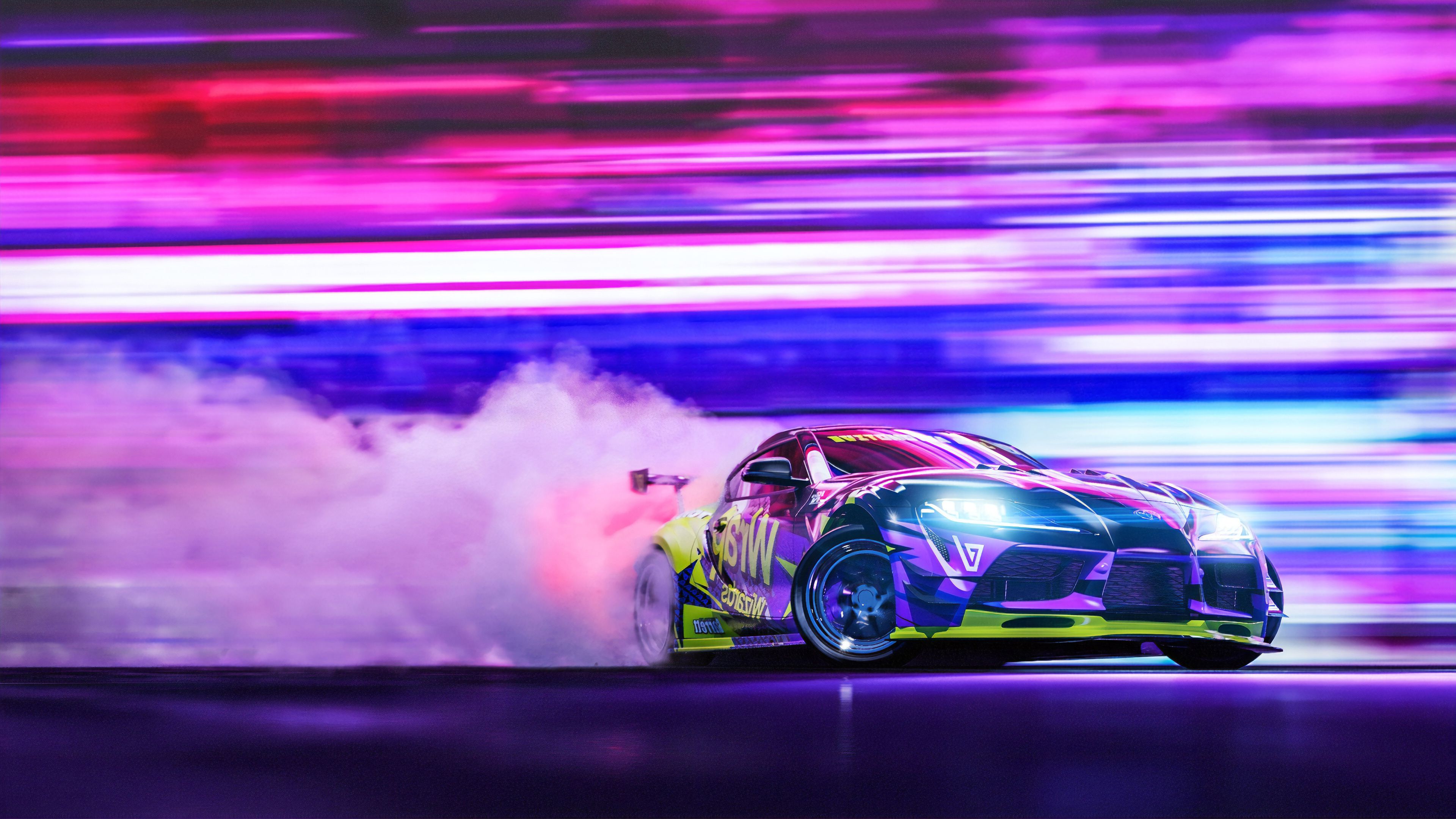 Car Drifting 4K Desktop Wallpapers