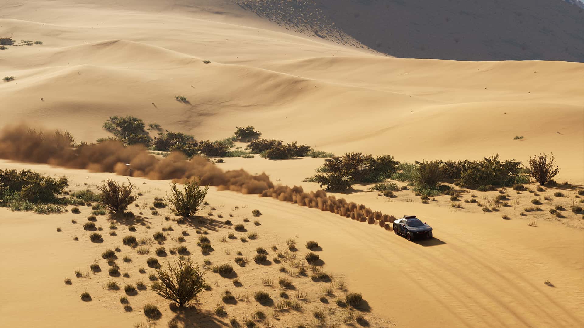 Car Running In Desert Wallpapers