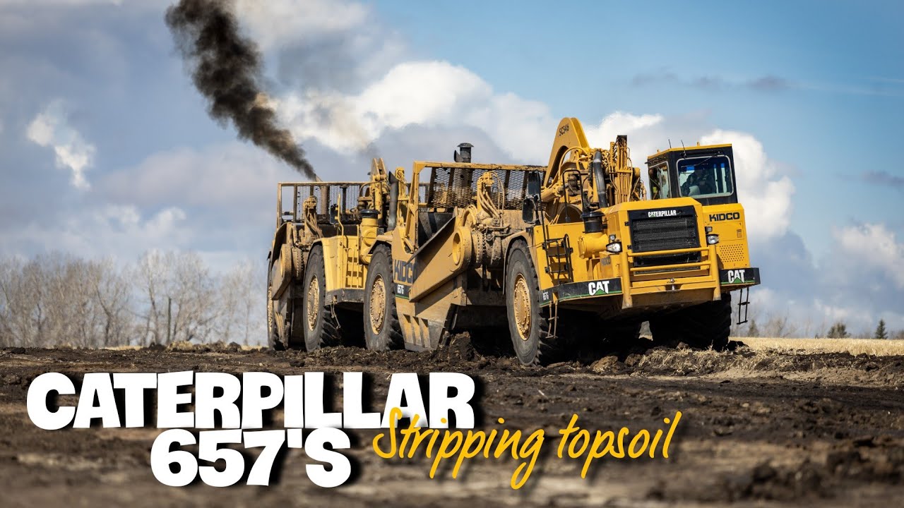 Caterpillar 657G Motor Scraper Wallpapers