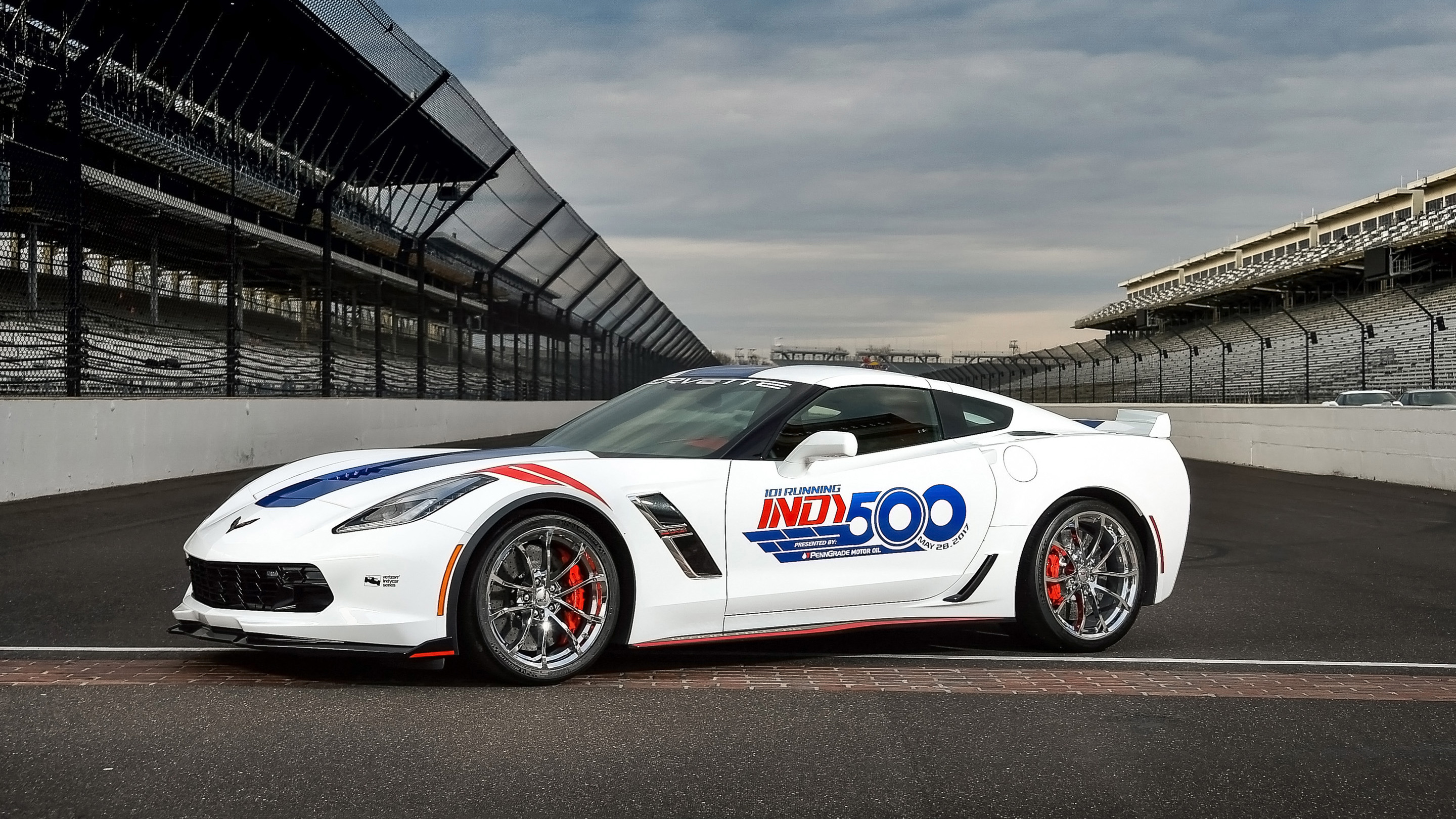 Chevrolet Corvette Grand Sport Indy 500 Pace Car Wallpapers