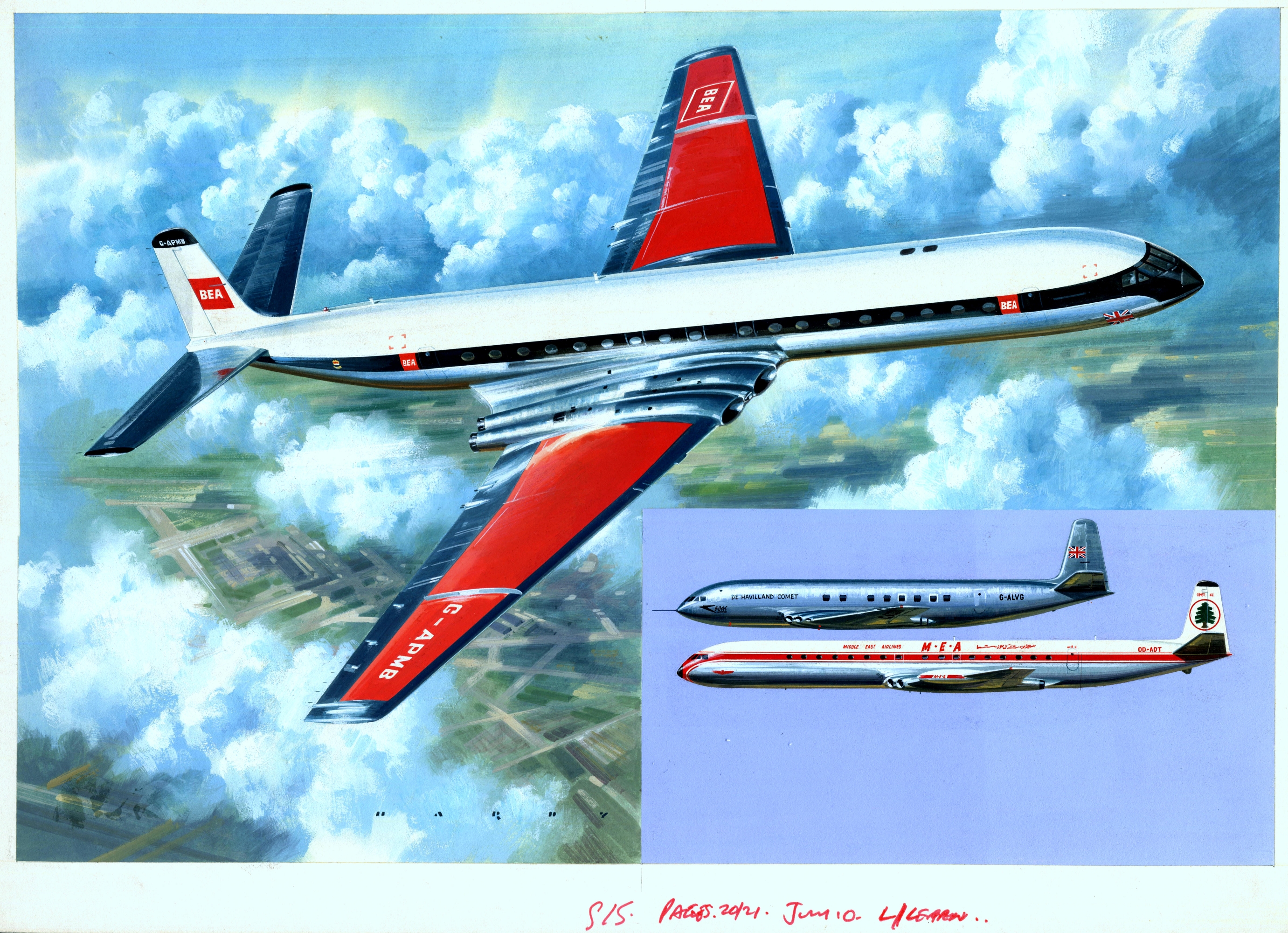 De Havilland Dh 106 Comet Wallpapers