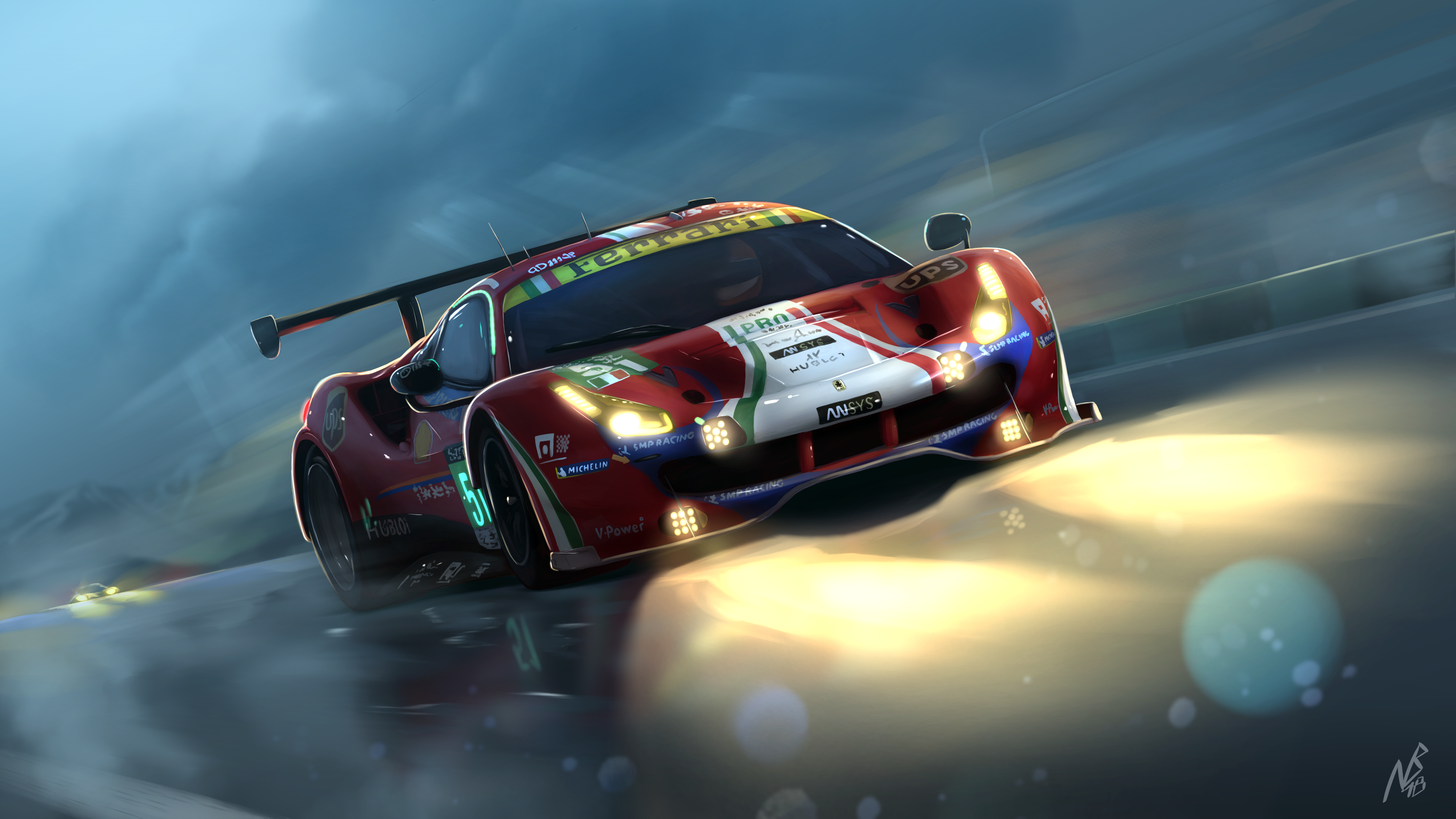 Ferrari 488 Gte Wallpapers