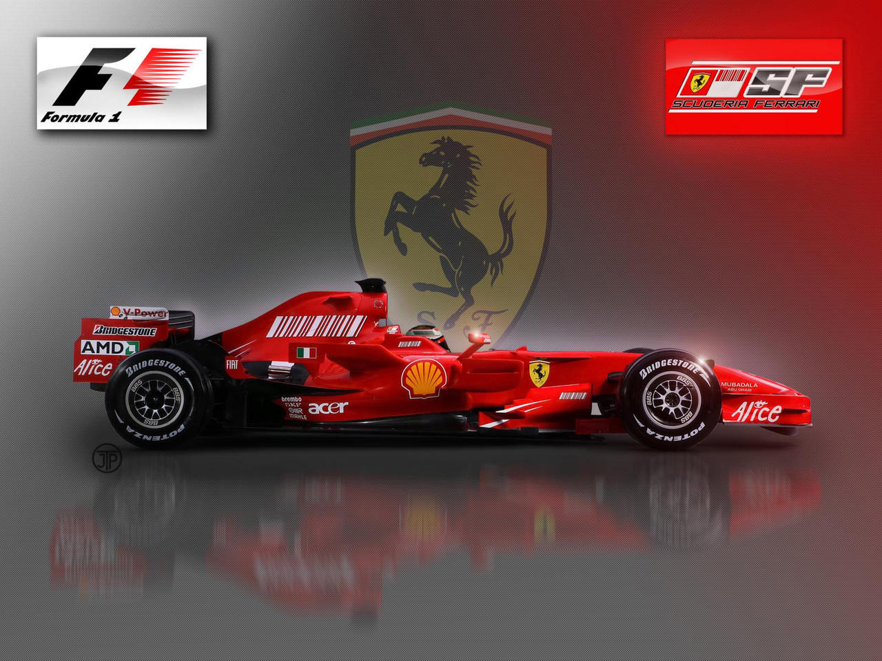 Ferrari F2008 Wallpapers