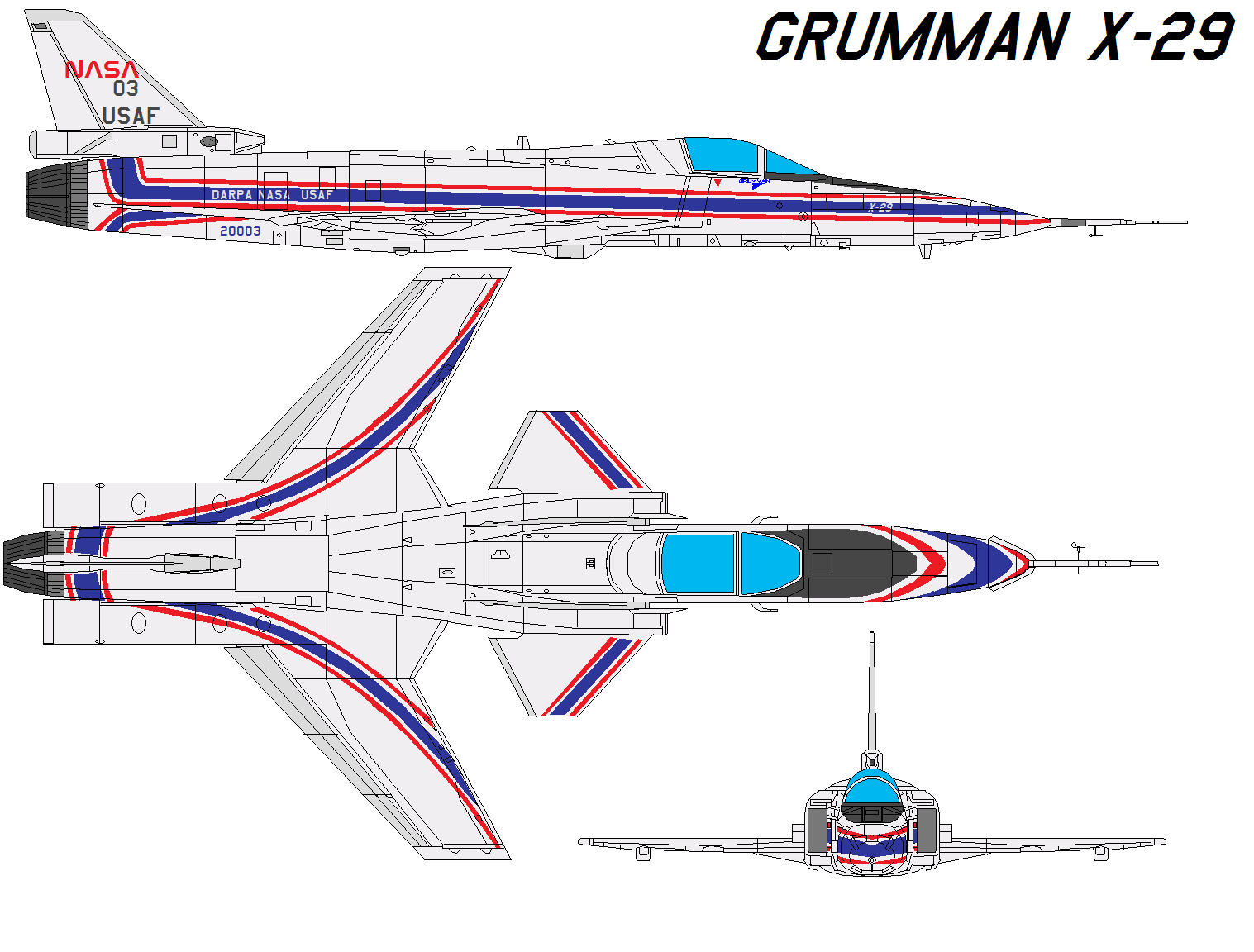 Grumman X-29 Wallpapers