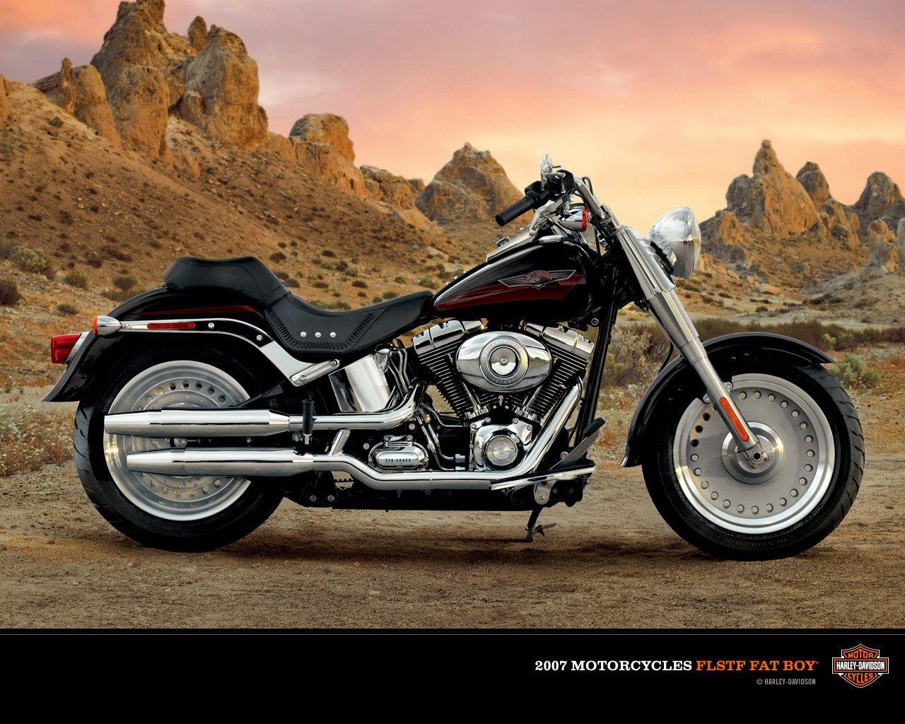 Harley-Davidson Fat Boy Wallpapers