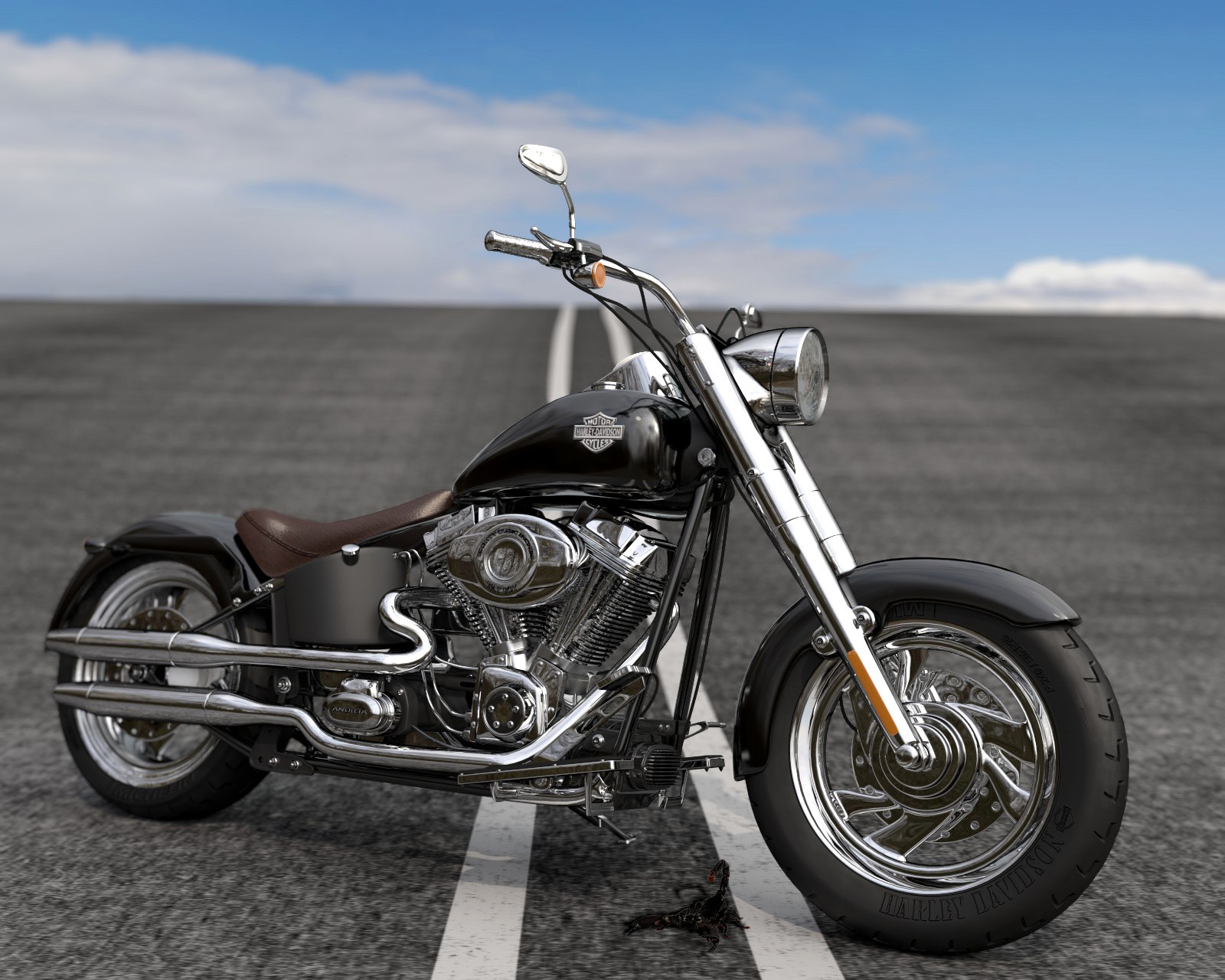 Harley-Davidson Fat Boy Wallpapers