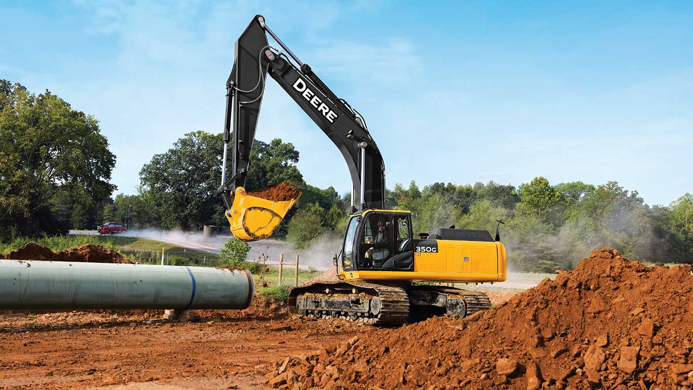 John Deere 350G Excavator Wallpapers