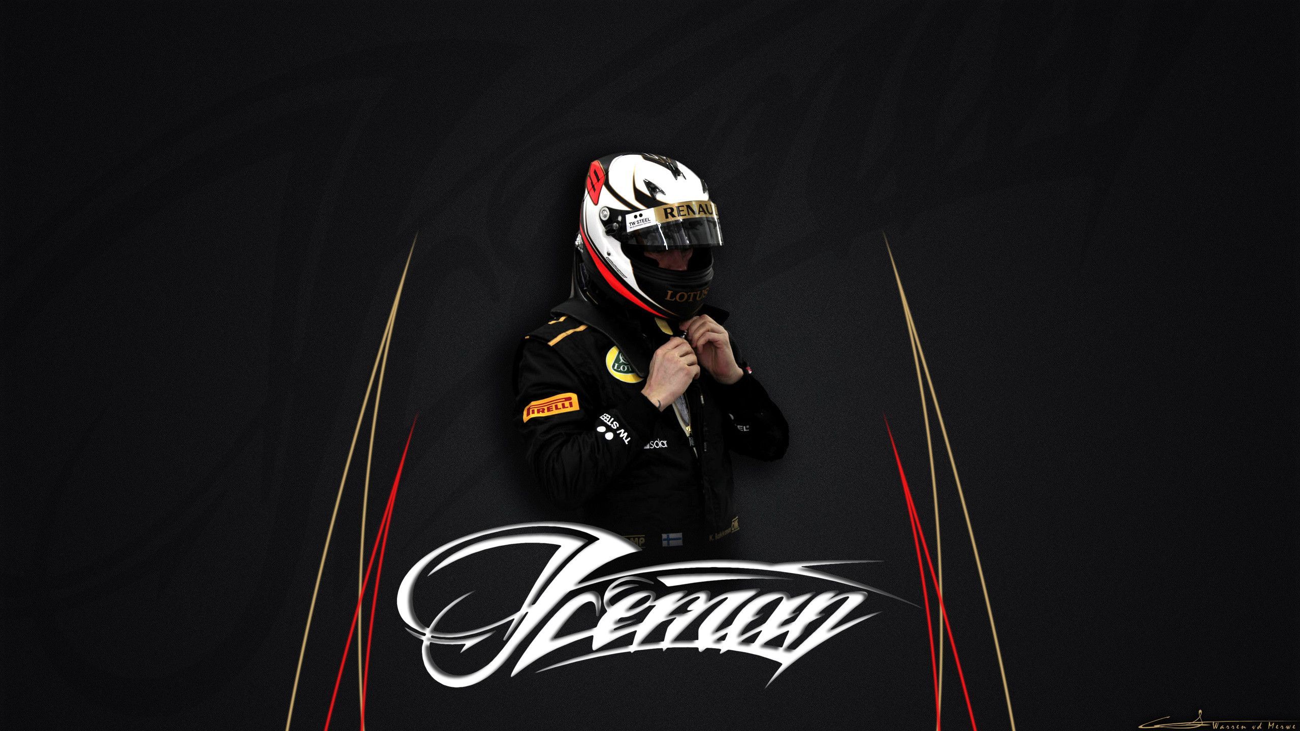 Kimi Raikkonen Lotus Wallpapers