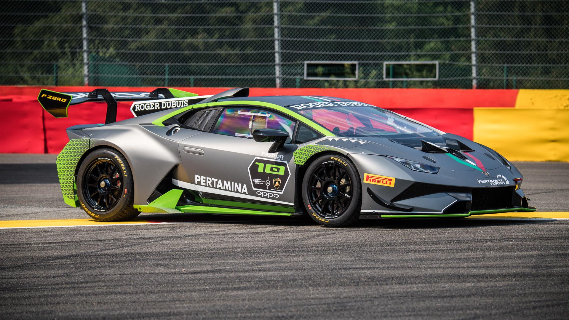 Lamborghini Huracan Super Trofeo Evo 2018 Front Wallpapers