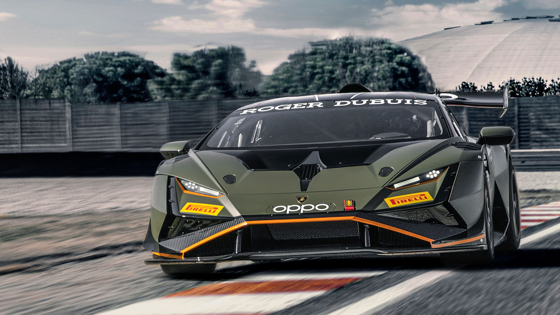 Lamborghini Huracan Super Trofeo Evo 2018 Front Wallpapers