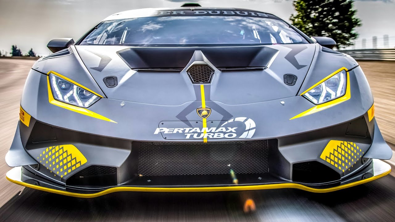 Lamborghini Huracan Super Trofeo Evo 2018 Front Wallpapers