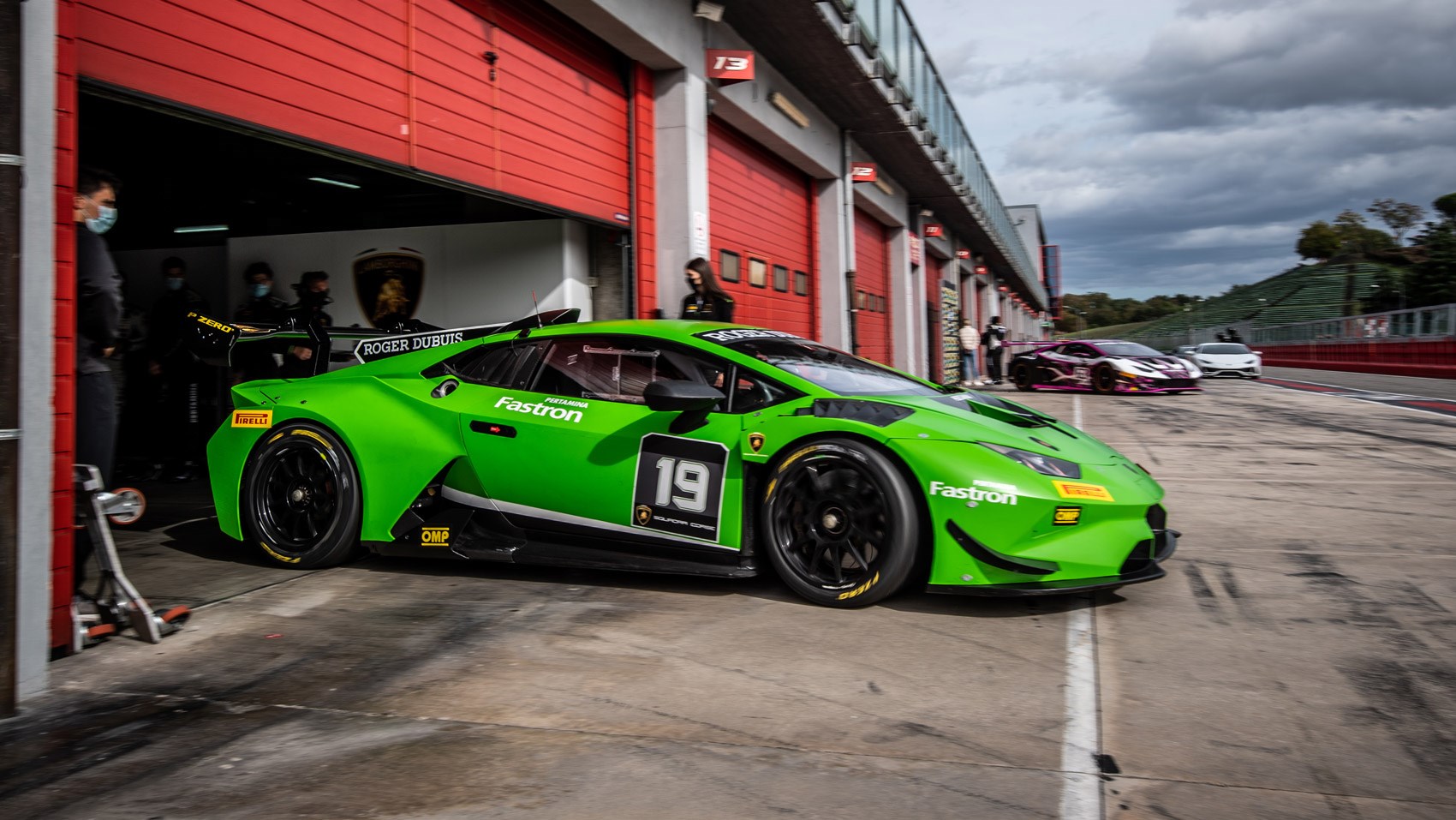 Lamborghini Huracan Super Trofeo Evo 2018 Front Wallpapers