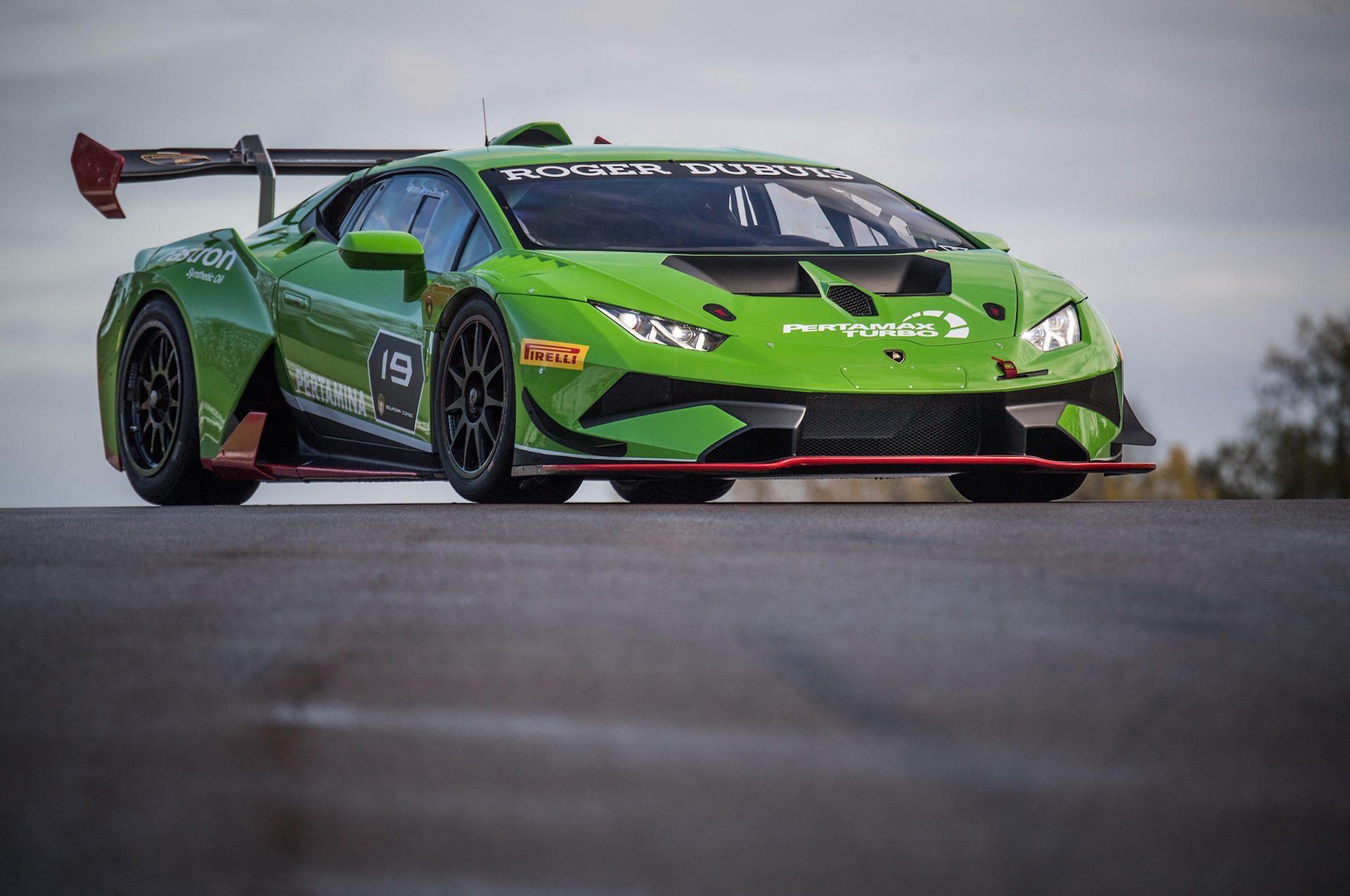 Lamborghini Huracan Super Trofeo Evo 2018 Front Wallpapers