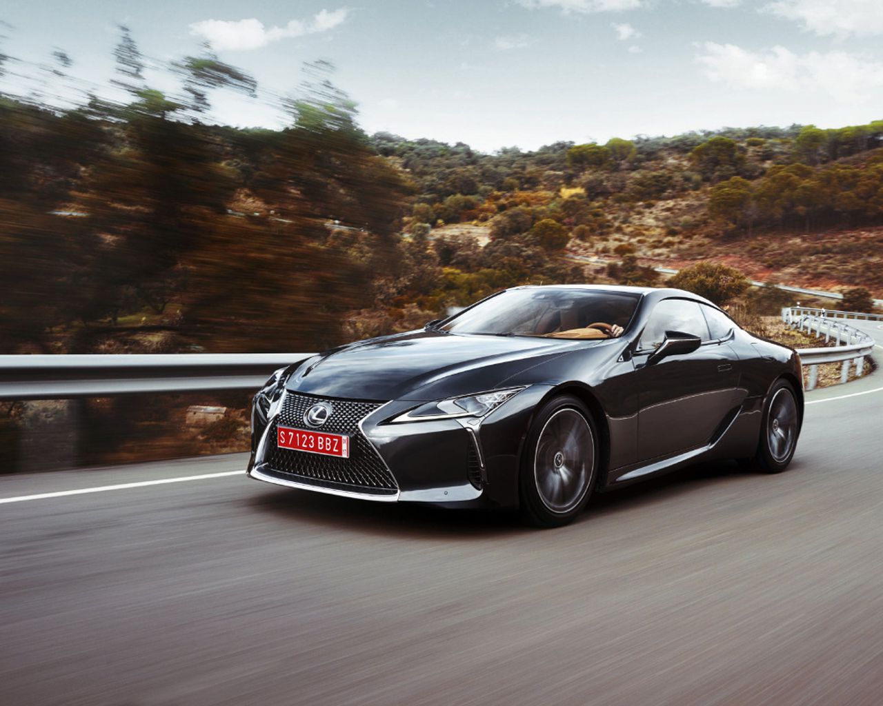 Lexus Lc 500H 2018 Front Wallpapers