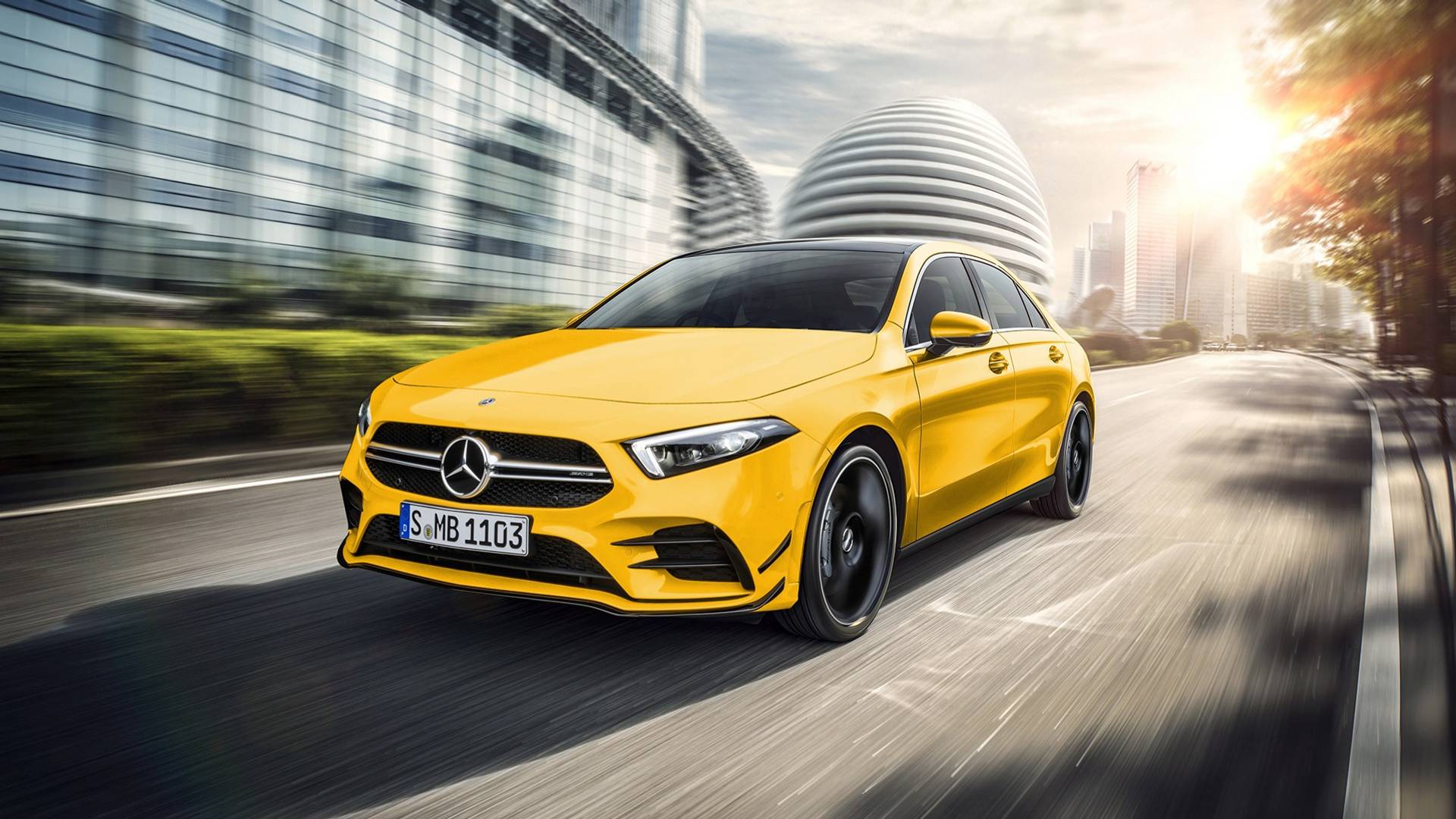 Mercedes Amg A35 Sedan Wallpapers