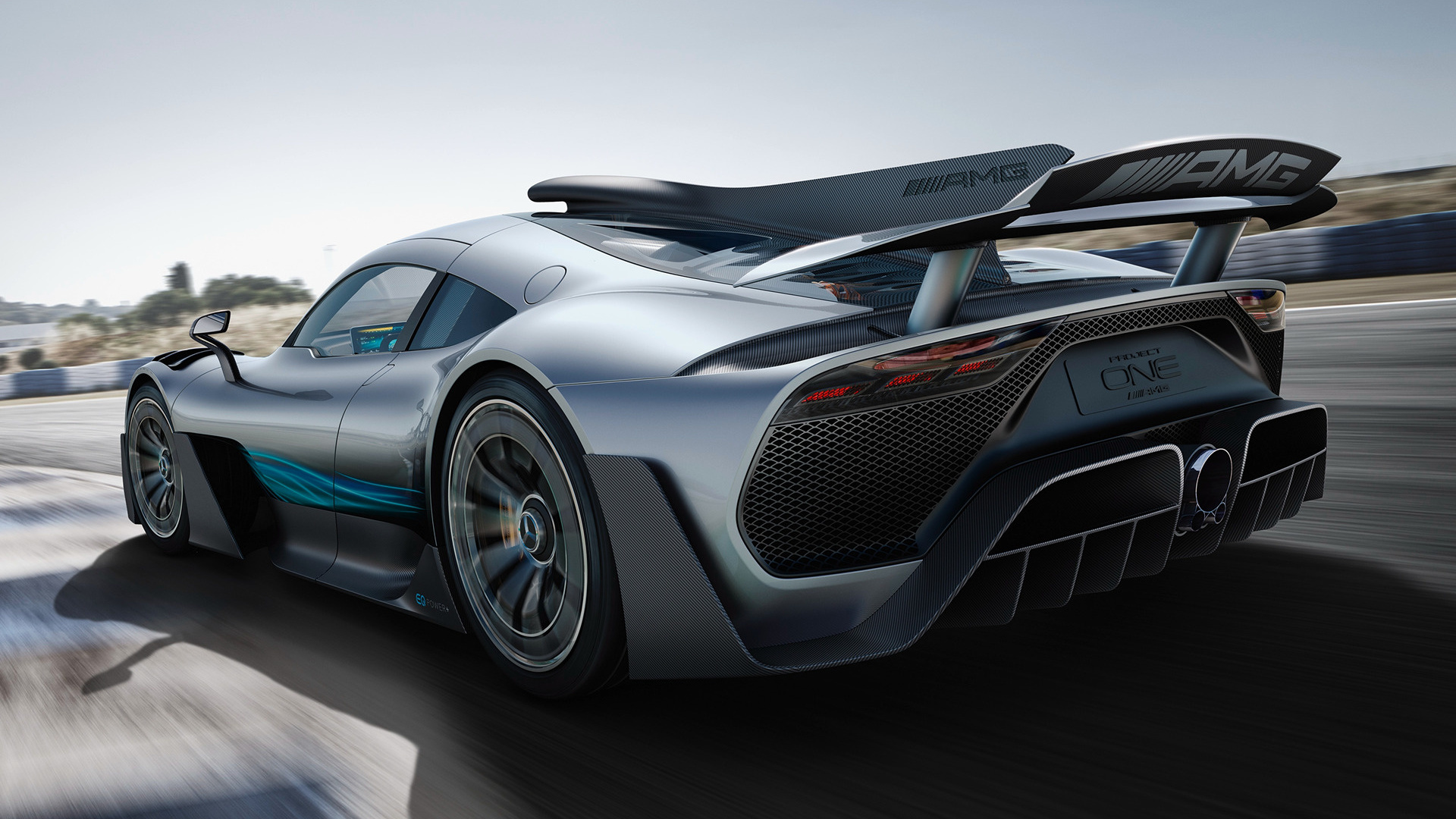 Mercedes Amg Project One Rear 2017 Wallpapers