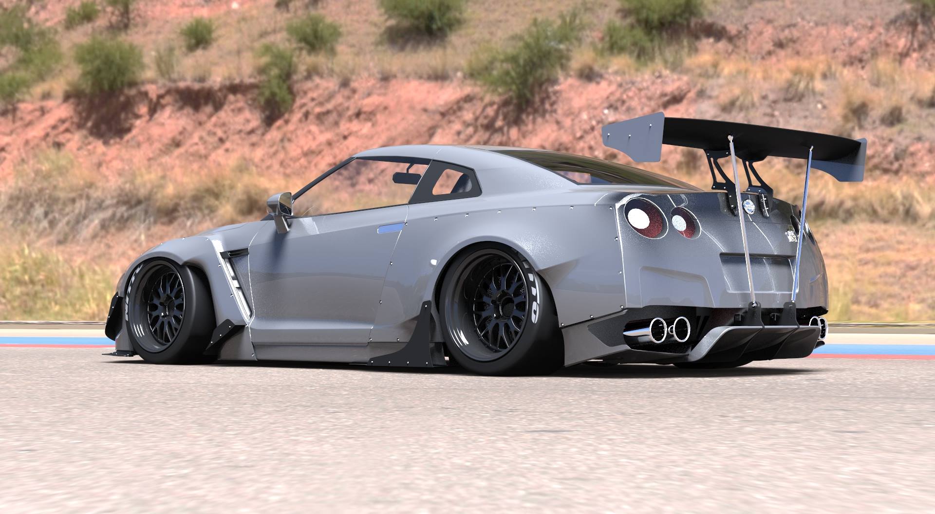 Nissan Gt R Body Kit Wallpapers