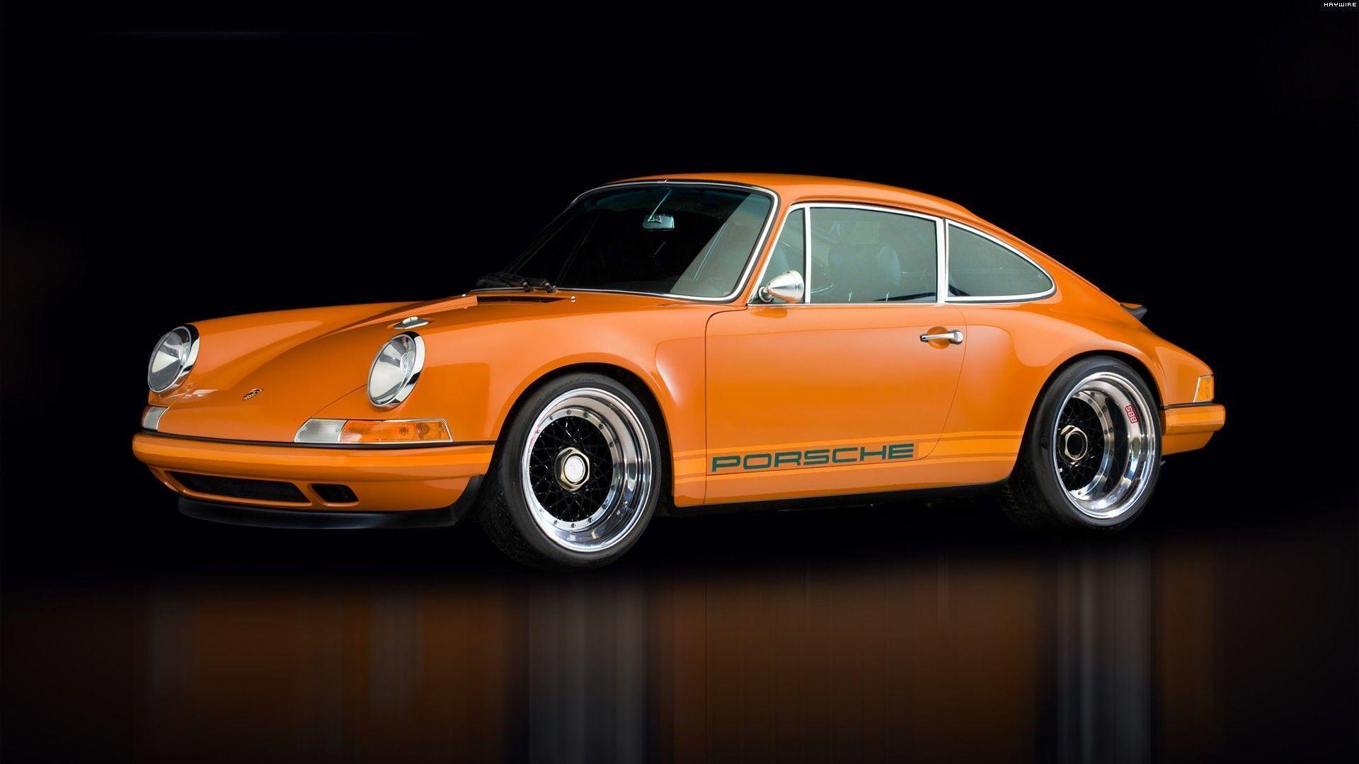 Porsche 911 Sport Cars In Red Orange Black Green Wallpapers