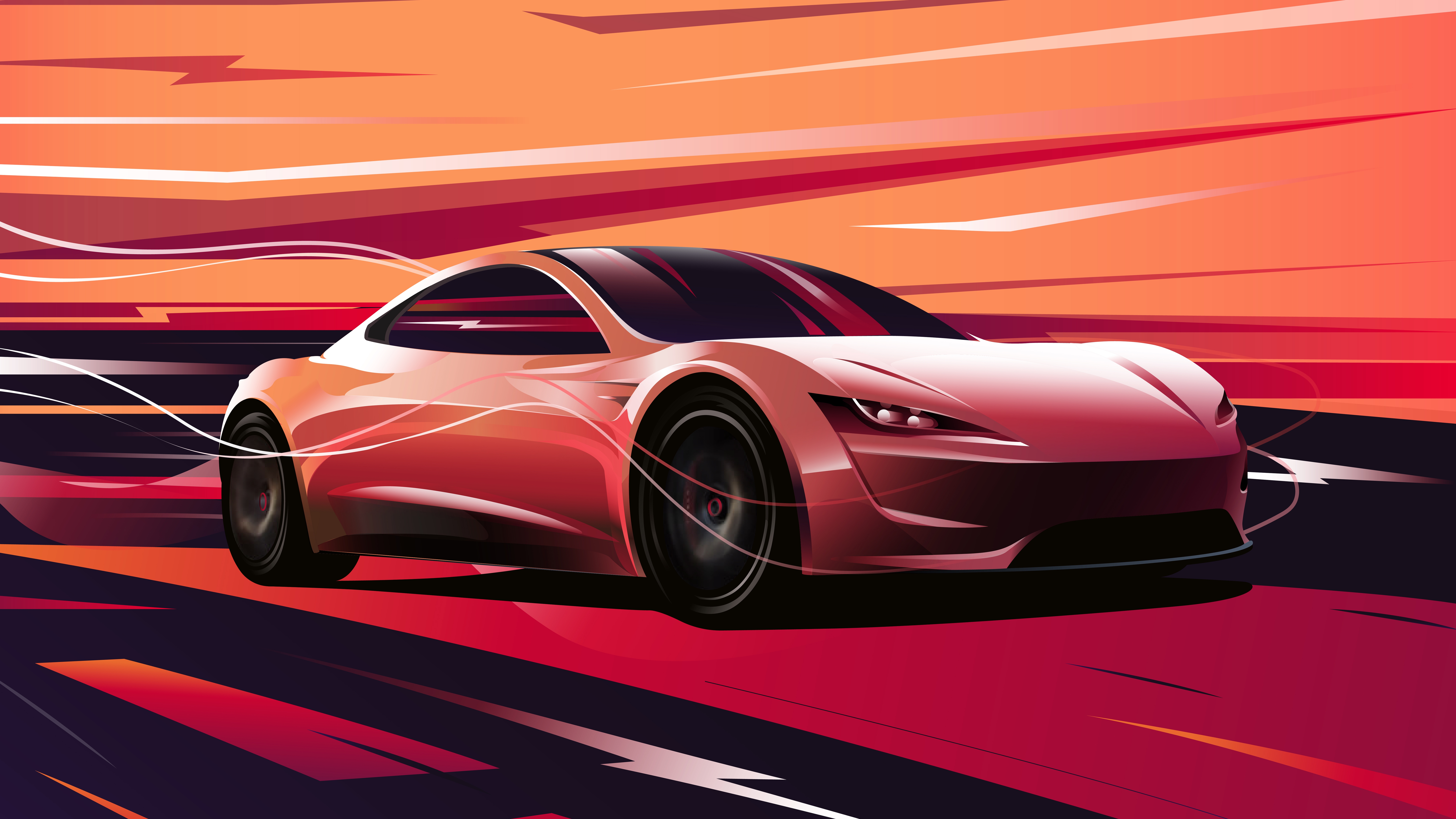 Tesla Roadster Wallpapers