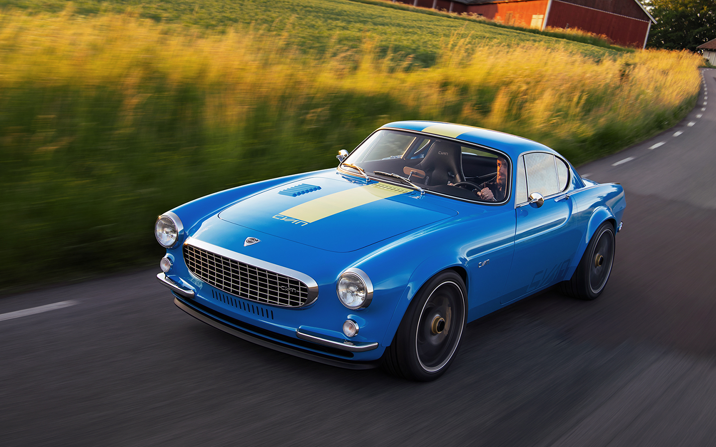 Volvo P1800 Cyan Wallpapers