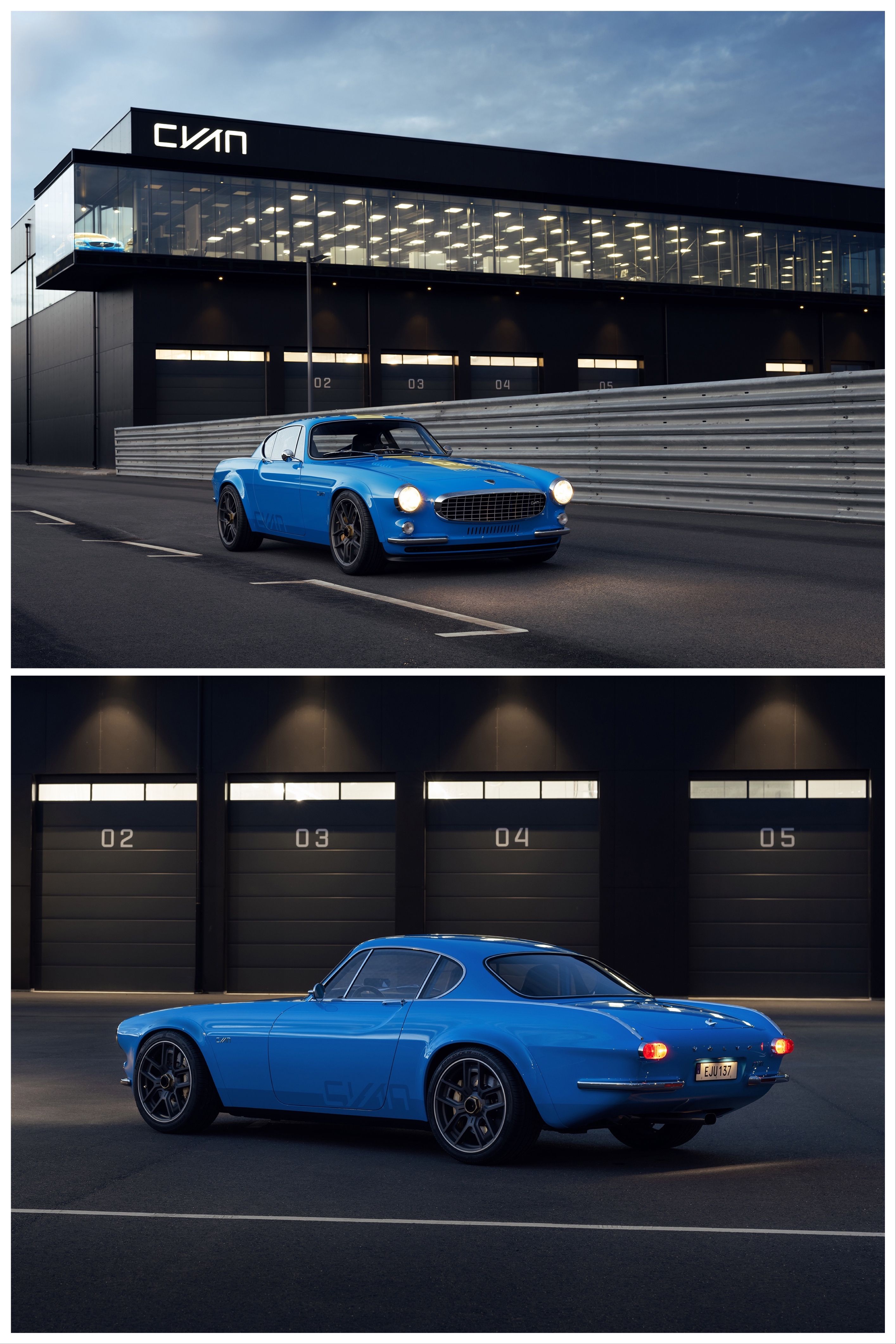 Volvo P1800 Cyan Wallpapers