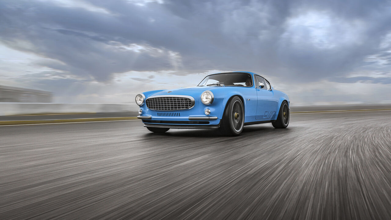 Volvo P1800 Cyan Wallpapers