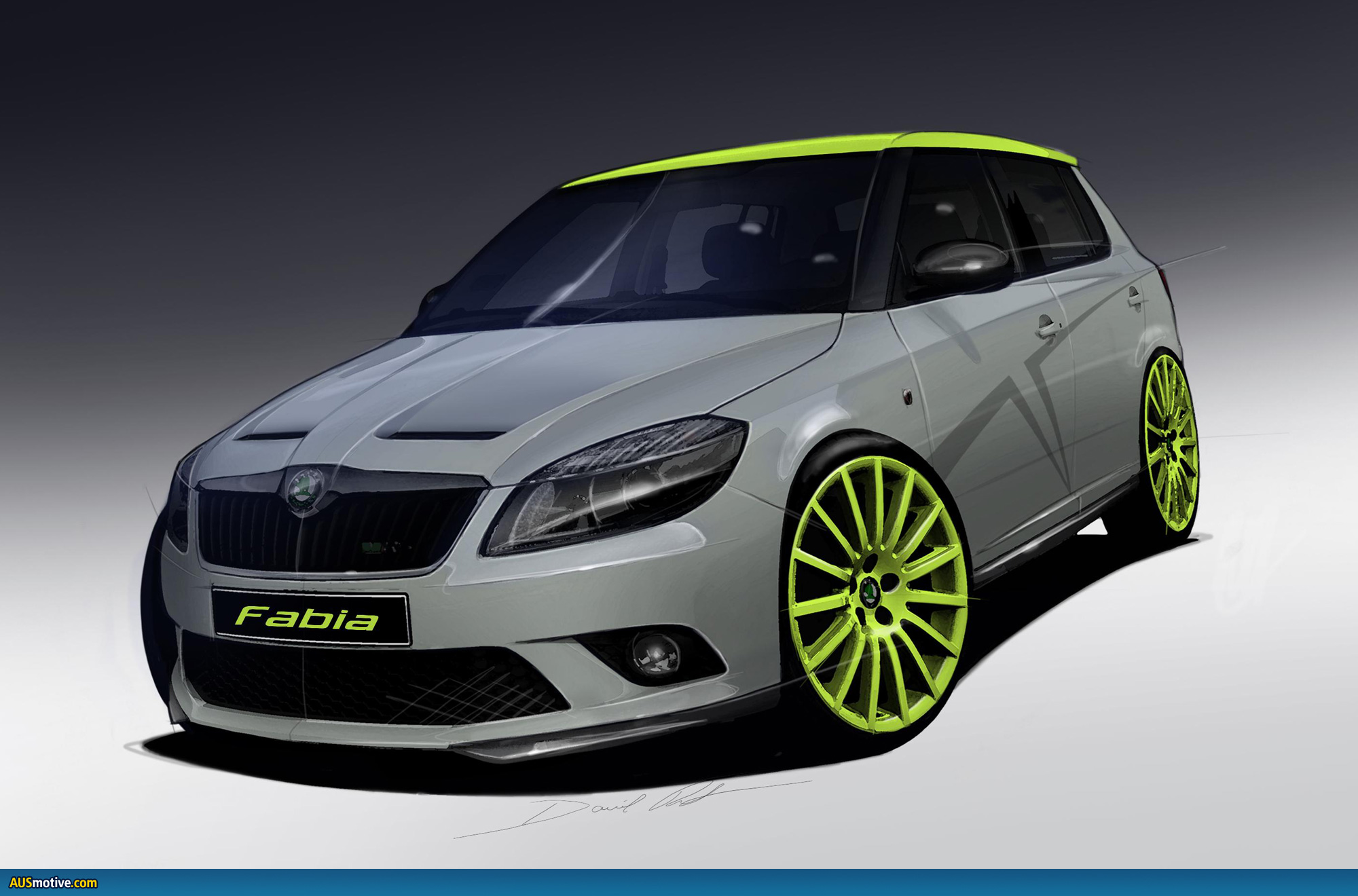 Е Koda Fabia Wallpapers