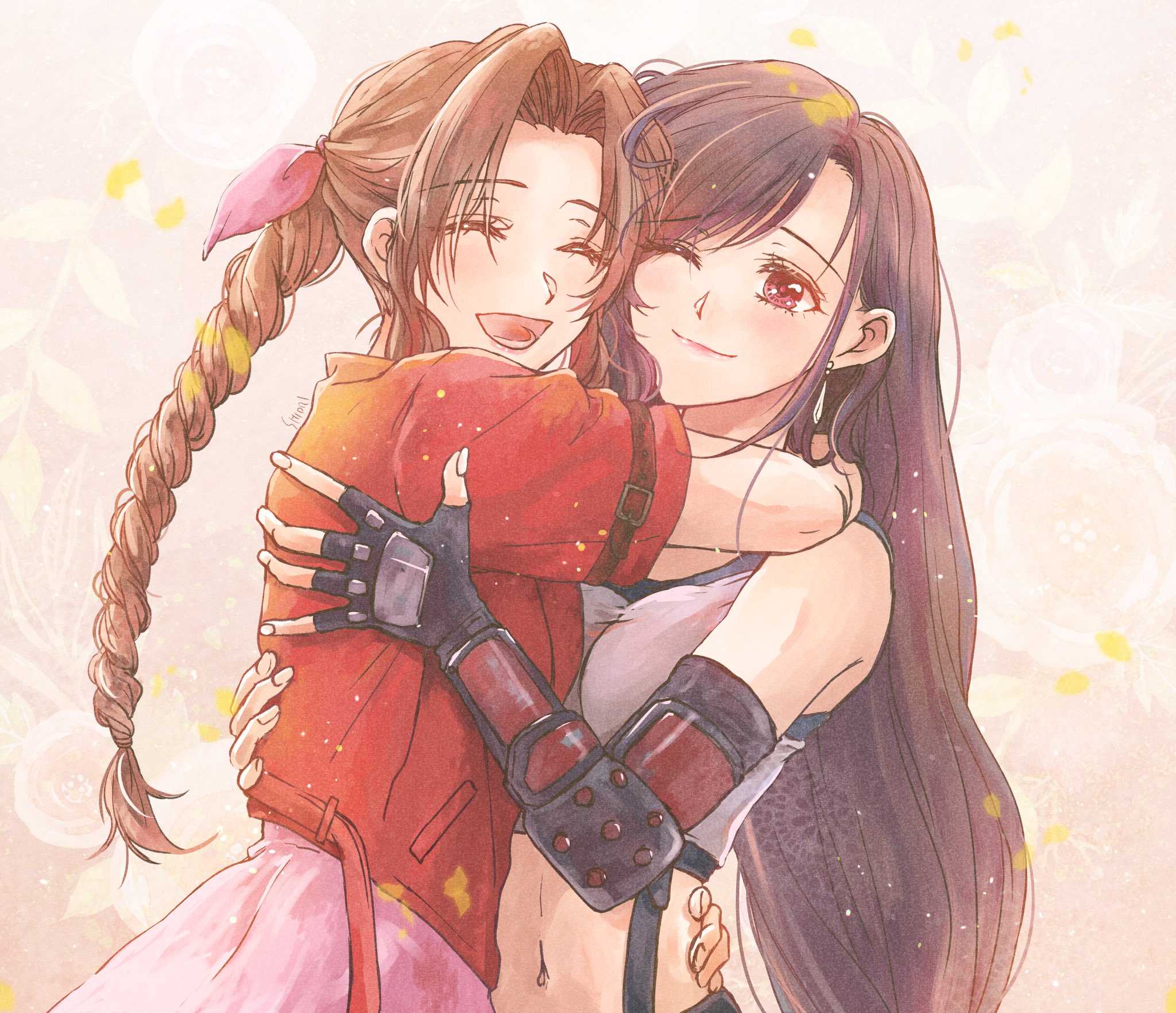 Aerith Gainsborough and Tifa Lockhart FF Remake Wallpapers