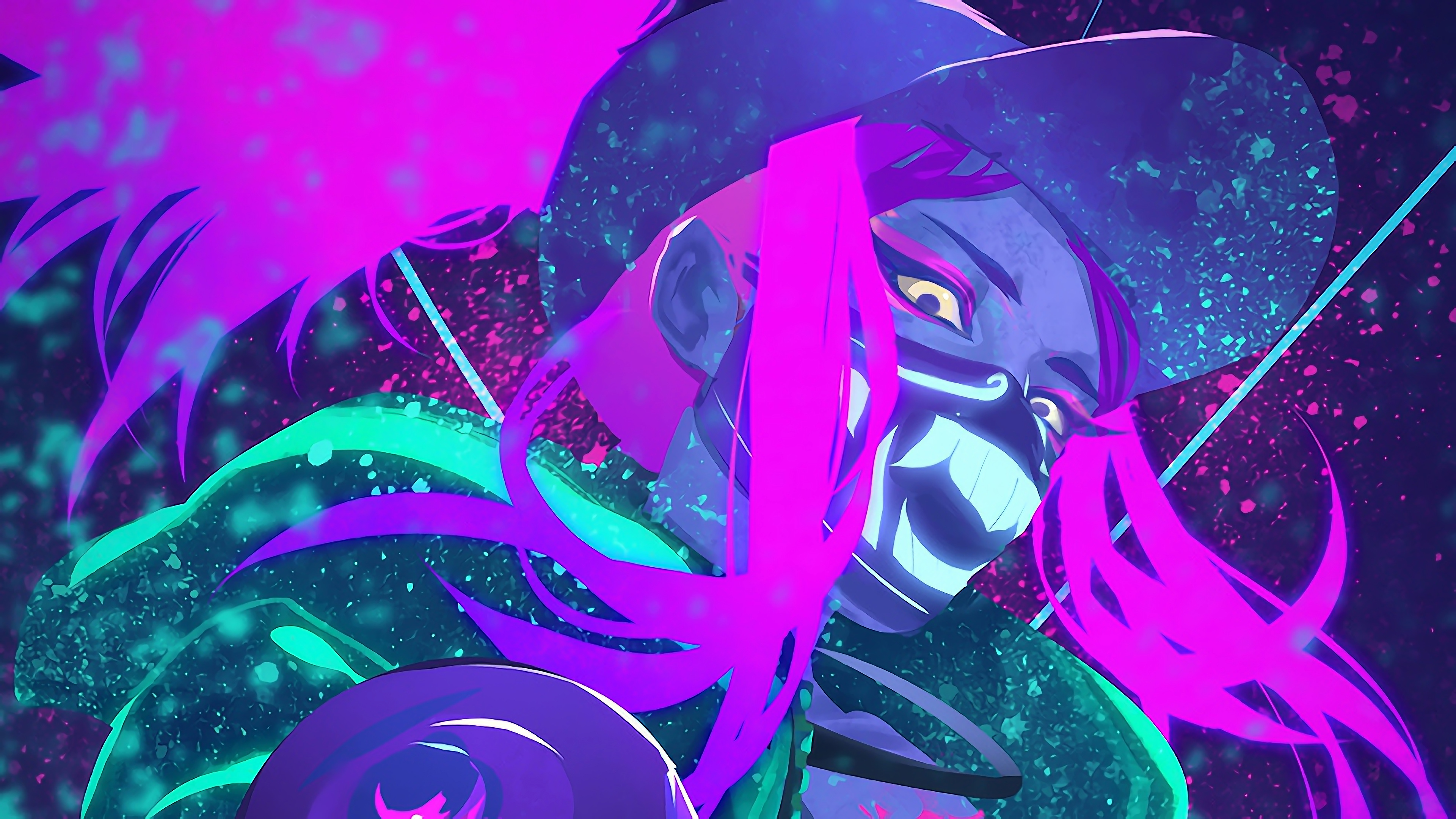 Akali League Of Legends Neon Wallpapers