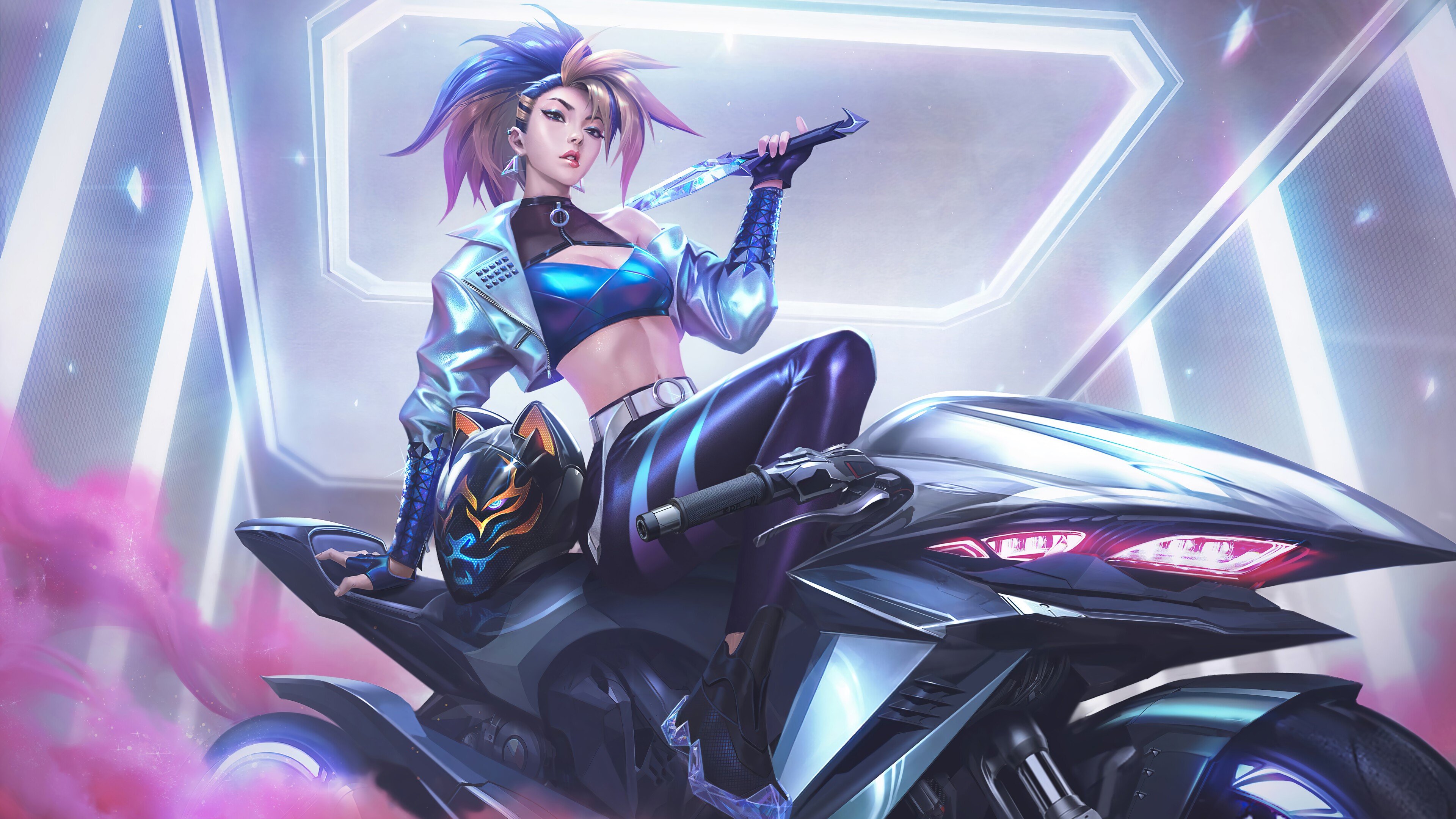 Akali x Ducati K/DA Wallpapers