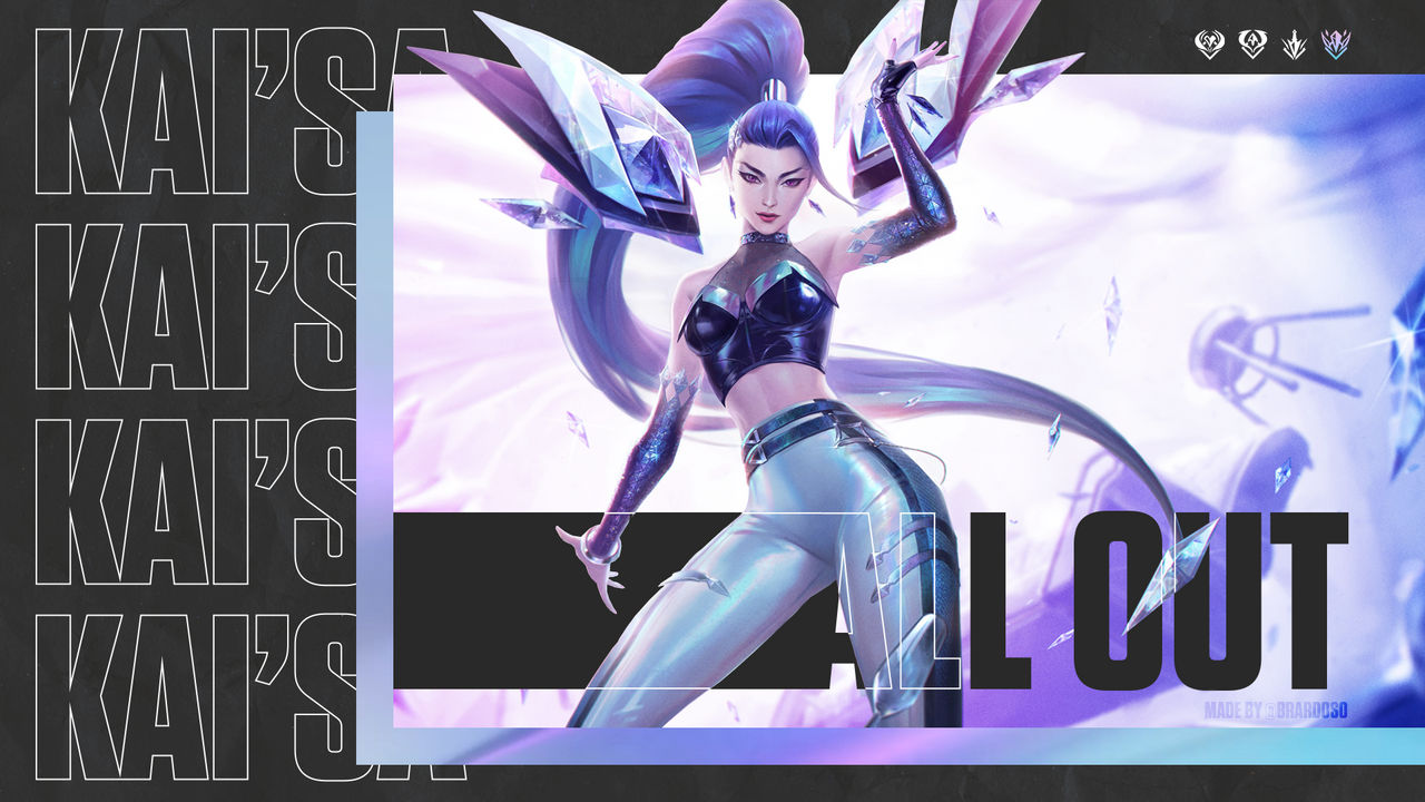 ALL OUT Kai'Sa League Of Legends Wallpapers