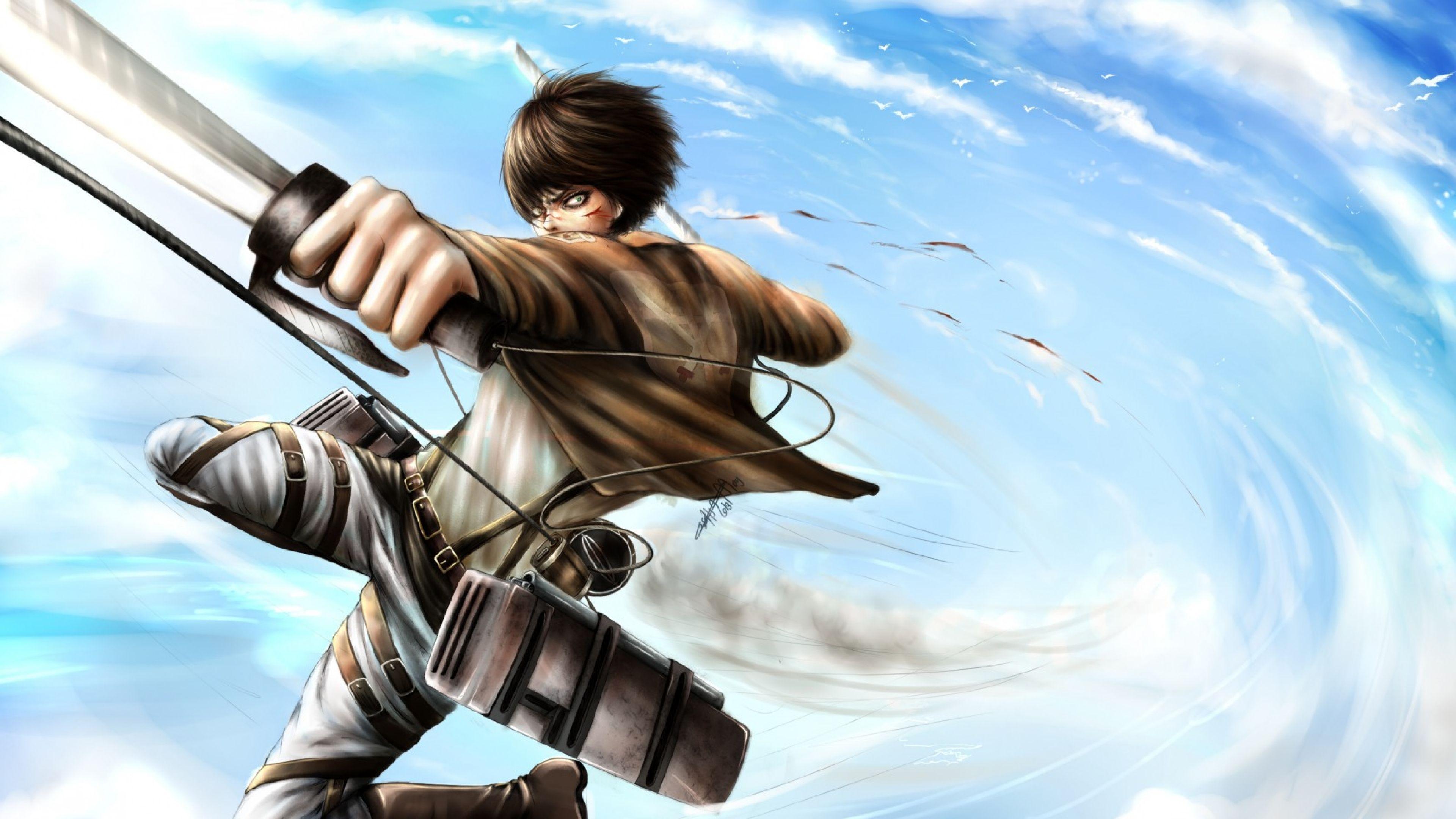 attack on titan anime 4k Wallpapers