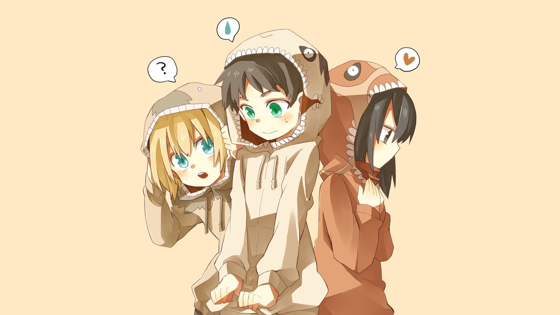 attack on titan chibiWallpapers