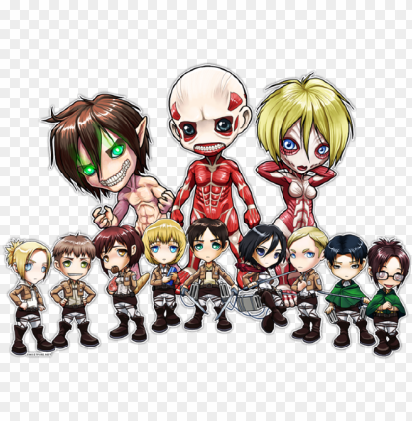 attack on titan chibiWallpapers